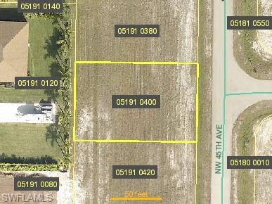 Awesome location in NorthWest Cape Coral!
Build your dream home here today...