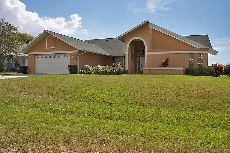 Own on the Eight Lakes with Southern Exposure!  Awesome view!  Sprawling 3/2 Ranch built by quality Bella Builders on dead end street.  Updates include Furnace, A/C and Lanai resurfaced in 2013, Roof 2005.  Updated Kitchen with granite tops.  Other amenities included pool with cage, Master Bath Atrium, walk-in closets, Captain Walk boat dock with 7000 lb lift, architectural windows, and vaulted ceilings.