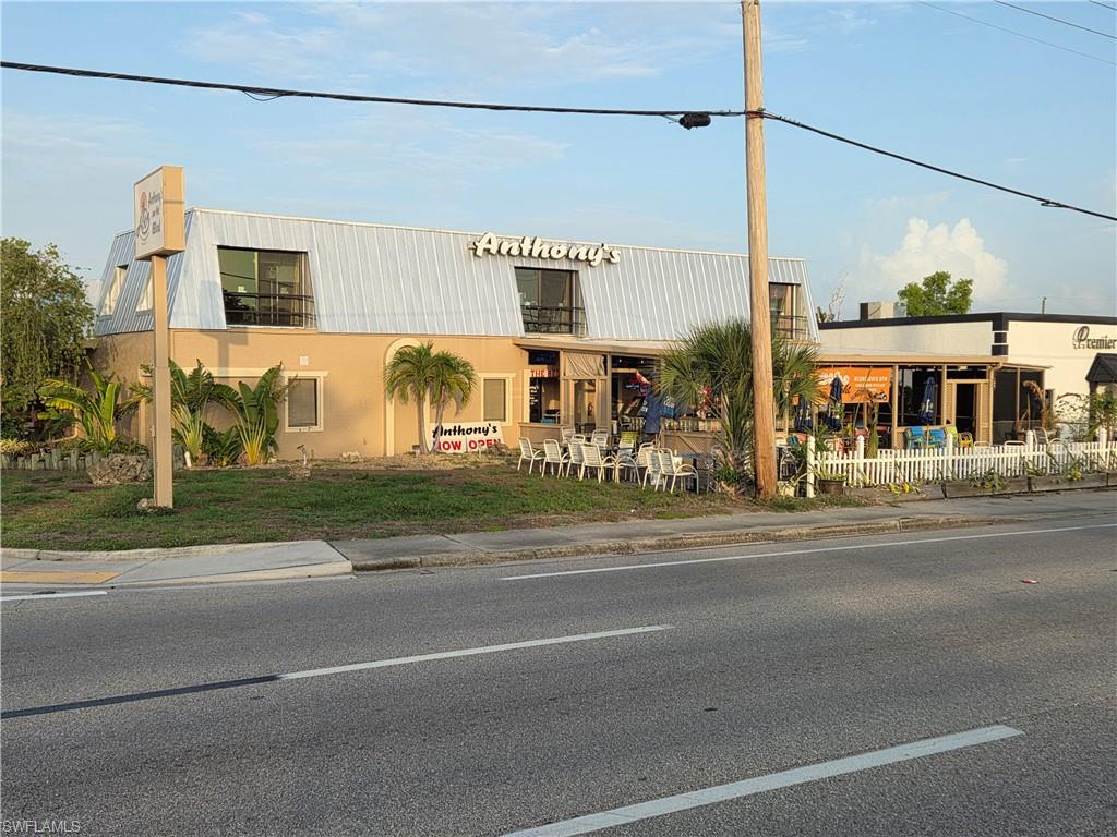 LISTED FOR $1,700,000, $600,000 UNDER APPRAISED VALUE COMPLETED SEPTEMBER 2023 BY MAXWELL-HENDRY & SIMMIONS. ANTHONY'S ON THE BOULEVARD; A HOMETOWN LOCALS RESTAURANT IS VERY SUCCESSFUL AND HAS MANY FEATURES NOT GENERALY FOUND IN THIS MARKET. 1) 2 BARS, INSIDE SEATING ABOUT 75 AND PATIO BAR SEATING APPROXIMATELY 18, PLUS SEVERAL ADDITIONAL 4-TOP TABLES. 2) TOTAL SEATING 216 BY CODE "INSIDE". 3) A SUCCESSFUL NEIGHBORHOOD BAR AND GRILL. 4) HAS A GOOD CUSTOMER BASE. 5) ESTABLISHED IN 2007 AND DUE TO HURRICANE IAN AND ROOF DAMAGE, WAS CLOSED FOR 2 YEARS, (NO FLOODING). NOW OPEN SINCE NOVEMBER 2024 AND OVER $500,000 IN UPGRADES INCLUDING, NEW ROOF, UPGRADED ELECTRIC, NEW ROOF VENTS, HURRICANE WINDOWS ON SECOND FLOOR, INTERIOR PAINTING WITH NEW CEILING IN AREAS AND CEILING FANS. OWNER OCCUPIED AND IDEAL FOR THE INVESTOR/OWNER/OPERATOR THAT WOULD ENJOY THE UPSIDE THAT THIS RESTAURANT AND LOCATION HAS TO OFFER. (TURNKEY IN FULL OPERATION) CALL FOR AN APPOINTMENT FOR A SHOWING. THE OWNER/OPERATOR WILL BE THERE TO ANSWER ANY QUESTIONS THAT A CREDIT BUYER MIGHT HAVE. THE SALE IS CASH AT CLOSING AND NOT DISTRESSED IN ANY WAY..... INCLUDED IN THE SALE IS ALL FURNITURE, FIXTURES, EQUIPMENT, INVENTORY, CUSTOMER BASE AND REAL ESTATE. EXCELLENT UPSIDE POTENTIAL AND VALUE PRICED. REAL ESTATE INCLUDED ARE LOTS 21,22,23,24,25 AND 27. IN BLOCK 1265 FOR A TOTAL OF 26,000 SQ. FT. +/-