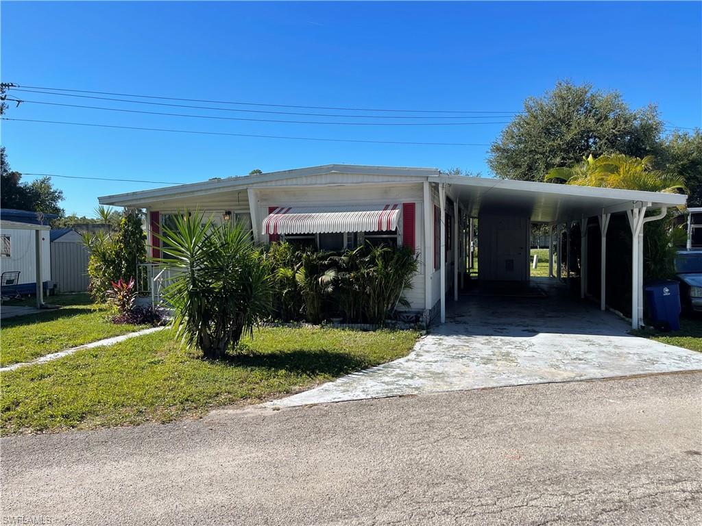 You own the land, NO lot rent! Mobile home located in Mobile Manor off of Bayshore Rd on dead end road. Great rental property or starter home. Home with storage shed in rear of property and washer and dryer hook up in carport storage. VOLUNTARY HOA FEES! FRESH PAINT!!!!, window treatments, smoke detectors, carbon monoxide detector, and dining room table and chairs. This is not a 55+ Community!