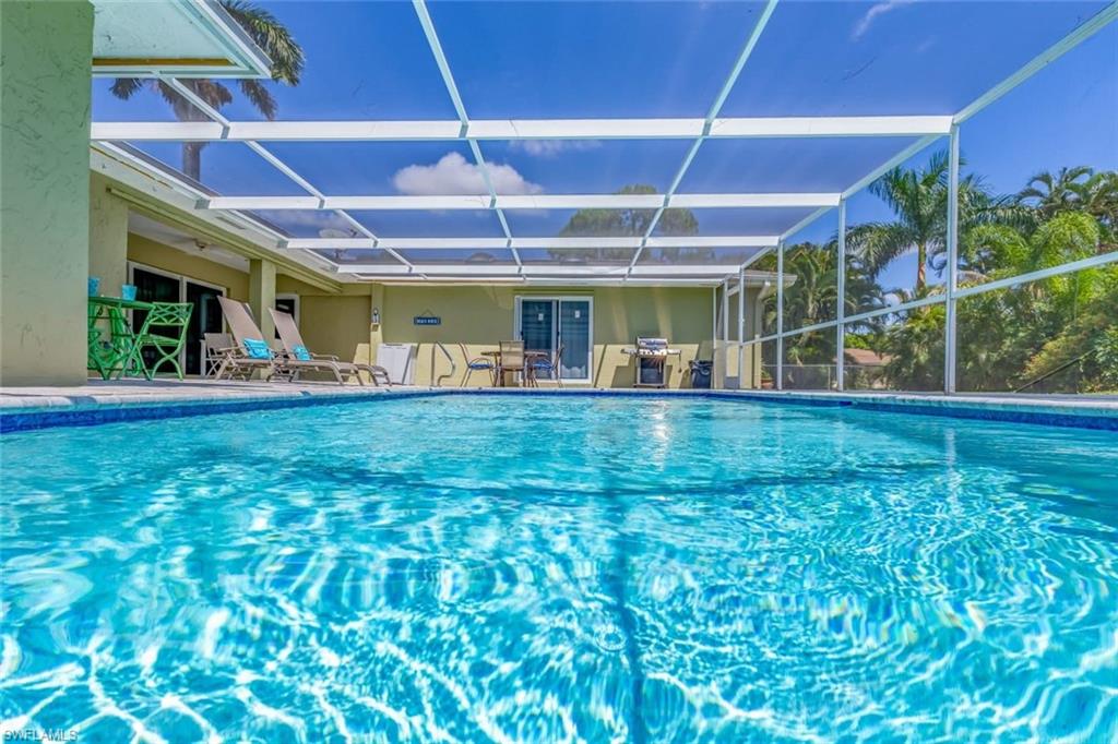 Welcome to this exceptional fully remodeled 4-bedroom, 3-bathroom pool home in the heart of Bonita Springs. Designed for comfort and modern living, this spacious residence features an open-concept layout with stylish finishes, abundant natural light, and generous living areas perfect for both everyday living and entertaining.

The beautifully updated kitchen showcases excellent appliances, modern cabinetry, counter space, and a seamless flow into the dining and living areas. Large windows and sliding glass doors create a bright, airy atmosphere while offering views of the outdoor living space.

Step outside and enjoy your own private tropical retreat featuring an oversized sparkling pool, expansive patio area, and lush landscaping, providing the perfect setting for relaxing, entertaining guests, or enjoying Southwest Florida’s year-round sunshine.

Conveniently located just 4 minutes from Downtown Bonita Springs, 10 from Bonita Beach, a few minutes from Riverside Park, shopping centers, restaurants, grocery stores, entertainment, and major roadways, this property offers the ideal combination of privacy and accessibility. Whether you’re relocating, working remotely, or simply looking to enjoy the Florida lifestyle, this home provides plenty of space, comfort, and convenience for long-term enjoyment.

A rare rental opportunity in one of Bonita Springs’ most desirable locations.