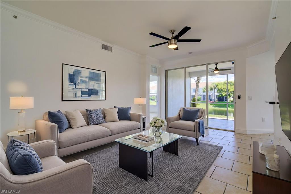 PRIME NAPLES LOCATION – 2 BEDROOMS + DEN – GREAT INVESTMENT OR SECOND HOME OPPORTUNITY! Located in Coventry at Stratford Place, this well-maintained condo offers a highly desirable floor plan featuring 2 bedrooms, 2 bathrooms, and a versatile den that can easily serve as a home office, guest room, media space, hobby room, or flex area to fit your lifestyle. The spacious layout provides comfortable living and an easy flow for both everyday living and entertaining. Perfect as a full-time residence, winter retreat, or investment property, this condo offers exceptional value in one of Naples' most centrally located communities. Its convenient location places you approximately 6 miles from Clam Pass Beach, 4 miles from Waterside Shops, and 6 miles from Mercato, providing quick access to some of Naples' best shopping, dining, entertainment, and Gulf beaches. The property is also just minutes from I-75, making travel throughout Southwest Florida easy and offering convenient access to Southwest Florida International Airport (RSW). Residents of Coventry at Stratford Place enjoy a gated community setting with beautifully maintained grounds, a community pool, and a low-maintenance lifestyle. Combining a flexible floor plan with a den, an unbeatable central Naples location, and excellent investment potential, this property is an outstanding opportunity to enjoy the best of Southwest Florida living. Schedule your showing today! THIS PROPERTY QUALIFIES FOR A 1% LENDER INCENTIVE IF USING PREFERRED LENDER, INQUIRE FOR MORE DETAILS** Renderings that showcase furniture have been virtually staged.