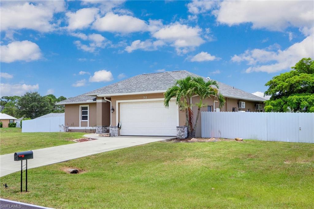 Solidly built 1998 concrete-block home on a rare three-lot, .42-acre site — remodeled top to bottom with the kind of upgrades that pay off every single day. Storm-ready and generator-friendly: spray-foam attic insulation, new impact front doors, storm shutters, a 2022 roof, and mini-split systems in all three bedrooms plus the garage. Unlike central AC, these mini-splits run easily off a standard generator, so you can keep any room cold when the power's out — no oversized generator required. A whole-house reverse-osmosis system delivers bottled-quality water at every faucet in the house.
The kitchen is a genuine upgrade, not a flip: built-in Jenn-Air refrigerator, induction range with an overhead pot filler, Thermador dishwasher, and a big farm sink. All bathrooms were gutted and fully remodeled in 2022, and the laundry room has full custom cabinetry. Pocket doors at nearly every interior entry let you close off and quiet any section of the home. Outside, enjoy an above-ground pool with custom upgrades on a fenced, high-and-dry lot.
The oversized 2-car garage stands out — extra-high ceiling, a window, and a rear exit door you rarely find anymore. Practical, efficient, and built to last. Offered at $320,000.