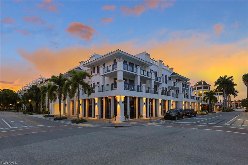 This is your opportunity to live directly in the heart of Olde Naples and reside within one of Southwest Florida's most sought after newer construction luxury condominiums. 875 Sixth Avenue consists of only eight exclusive condominiums within walking distance to all of the great amenities offered within the charming Downtown Olde Naples. Enjoy delicious hors d'oeuvres and cocktails with your friends and family atop your private rooftop before walking to one of the many fabulous restaurants along the coveted 5th Avenue. Take a swim in your private 60ft rooftop infinity edge pool and unwind in your spacious hot tub overlooking incredible sunsets. Soak up some sun along Naples' coveted white sandy beaches. Immerse yourself in luxury living with features such as imported Legno Bastone hardwood flooring, arctic white quartz countertops, Hansgrohe fixtures, and a neutral contemporary pallet which has been professionally designed with custom finishes and built-ins. Unit 203 offers over 800 square feet of elegant outdoor living space, two spacious storage lockers, and two underground parking spaces. Do not miss your chance to experience this incredibly rare opportunity in person. Schedule your private tour today!