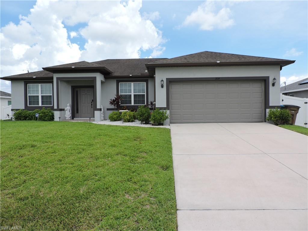 MOVE IN READY AND EXTREMELY CLEAN! PICTURE PERFECT! ~ This beautiful home has it all. Beginning with the exterior, enjoy your 10x27ft extended lanai which allows for additional BBQ and/or fire pit space. Also included on the exterior is a flush saint Augustine yard, automatic sprinkler system, The properties interior includes 9ft 4in ceiling height, 42' upper cabinets, stainless steel appliances, granite countertops, 18' tile throughout with tile in both the den and bedrooms. The property is move in ready and extremely clean.