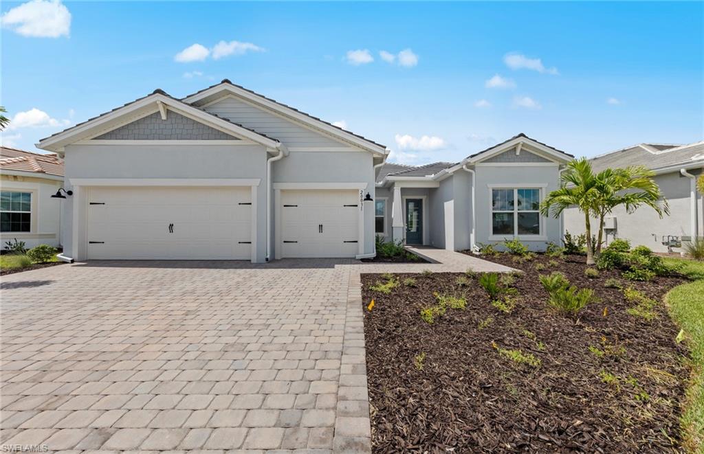 New Stellar home available this month in the exclusive, luxury community of TerraWalk by Divosta in Babcock Ranch! The Stellar Floorplan features 3 bedrooms plus den, 3 bathrooms, and outdoor lanai perfect for entertaining, as well as a 3 car garage. 2. 5pgrades include: White 42" cabinets, quartz counters, tile flooring and carpets, 8' interior doors. Additionally you will have impact windows, tile roof, tankless water heater, and whole house gutters. Community amenities include: An 8 acre state of the art amenity campus with clubhouse, resort pool, fitness center, pickleball, tennis, and bocce ball courts. Fire pit, golf simulator, and restaurant withpoolside service. Don't miss your chance to own a brand new home in TerraWalk by Divosta at Babcock Ranch - schedule your tour today