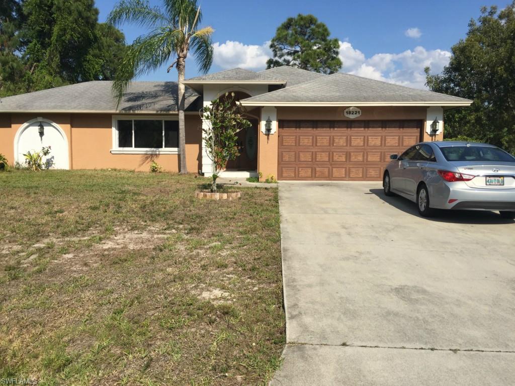A MUST SEE IN SAN CARLOS PARK. Newer Built Concrete block single family home on generous sized lot. Granite Counters, Stainless Steel Appliances, Beautiful Tile throughout, and Wood Floors in Bedrooms. Home has distinct features that need to be seen to be appreciated. Seller recently replaced A/C, Well Pump + refurbished water filtration system late 2014/early 2015. Perfect for first time homebuyers, or those looking to avoid HOA fees!