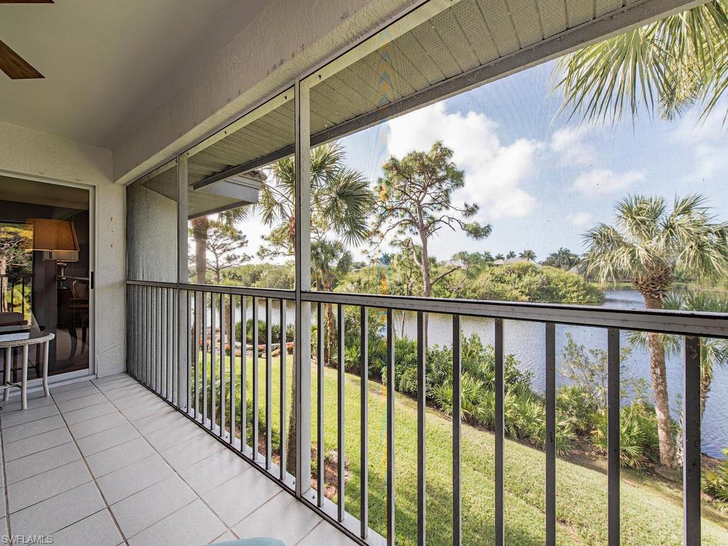 C.17222 - This is a rare opportunity to purchase in the Sandpiper community with the most spectacular view in Bonita Bay. This home sits on the south lake with an island that is the natural habitat for birds to nest every evening and depart in the mornings. Along with the view, you will enjoy this beautifully updated home done with utmost care to detail and impeccable style. Beautifully remodeled kitchen with white cabinetry, high end countertops, all new stainless appliances and updated lighting and fans in every room. The updated tile in the main living area, new carpets in bedrooms and newly painted throughout makes this condo feel fresh, current and bright. It is being offered turnkey for a quick and easy transition with top of the line furnishings. Enjoy the pool/spa area, pool house and tennis courts. Bonita Bay offers many amenities as well; the private beach park, 3 parks, over 12 miles of walking and biking trails, kayaks, Back Water Jacks Restaurant, the Marina and much more. The 3 bedroom, south lake condos in Sandpiper are rarely available so don’t miss the chance to see and experience this amazing setting.