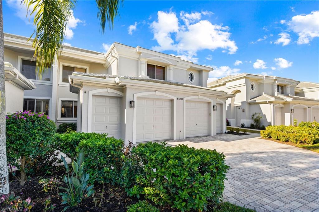 Move right into this beautifully upgraded first floor condo in Southwind Village at The Vines! Situated at Estero Country Club, this sunny and bright unit features 2 bedrooms + den with Murphy bed, and 2 full baths. Enjoy sparkling lake and golf course views from the spacious enclosed lanai/Florida room, featuring sun-blocking shades and diagonal tile flooring. Upgrades throughout the interior include new lighting, laminate and tile flooring, new plantation shutters, built-in cabinetry, fresh paint, ceiling fans, and crown molding. The kitchen/dining room area was recently remodeled from separate rooms into an open design plan, with new quartz counter tops, back splash, and stainless steel appliances. The guest bath has been upgraded, as well as the laundry, new flooring, and cabinetry. New roof, and exterior paint. Estero Country Club offers residents of The Vines a variety of membership options, including golf, sports and social. With its close proximity to shopping, dining, I-75 and Southwest International Airport, this gem is sure to sell quickly!