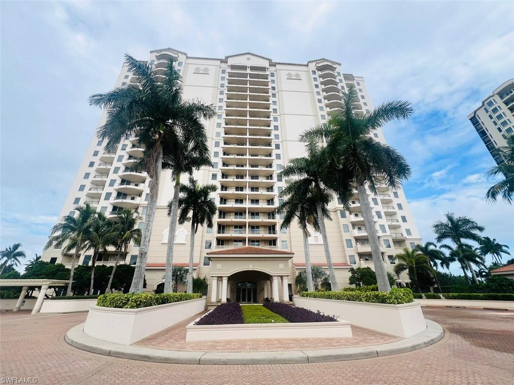 Florencia at the Colony is a luxury high-rise tower located in Pelican Landing and offers first class amenities such as state-of-the-art fitness center, resort-style pool and spa, BBQ gas grills, social gathering room, guest suites, billiards, movie theatre, secured building entry, beach park, canoe and kayak park. This 16 th floor unit offers 3 bedrooms plus den, 3 baths with tile floors throughout, granite countertops, upscale appliances, brand new furnishings and 1 garage parking space under building. Enjoy watching the spectacular Florida sunsets from your lanai which overlooks the gulf and bay! Equity Sports Membership transfer. Includes unlimited access to the clubs dining & social events, tennis, fitness, spa services & resort-style pool. There is an optional limited Sport Golf Membership at The Colony at an additional cost (maximum of 6 rounds per household Nov-April & unlimited golf May-Oct). ***Information contained herein is deemed reliable but not guaranteed**