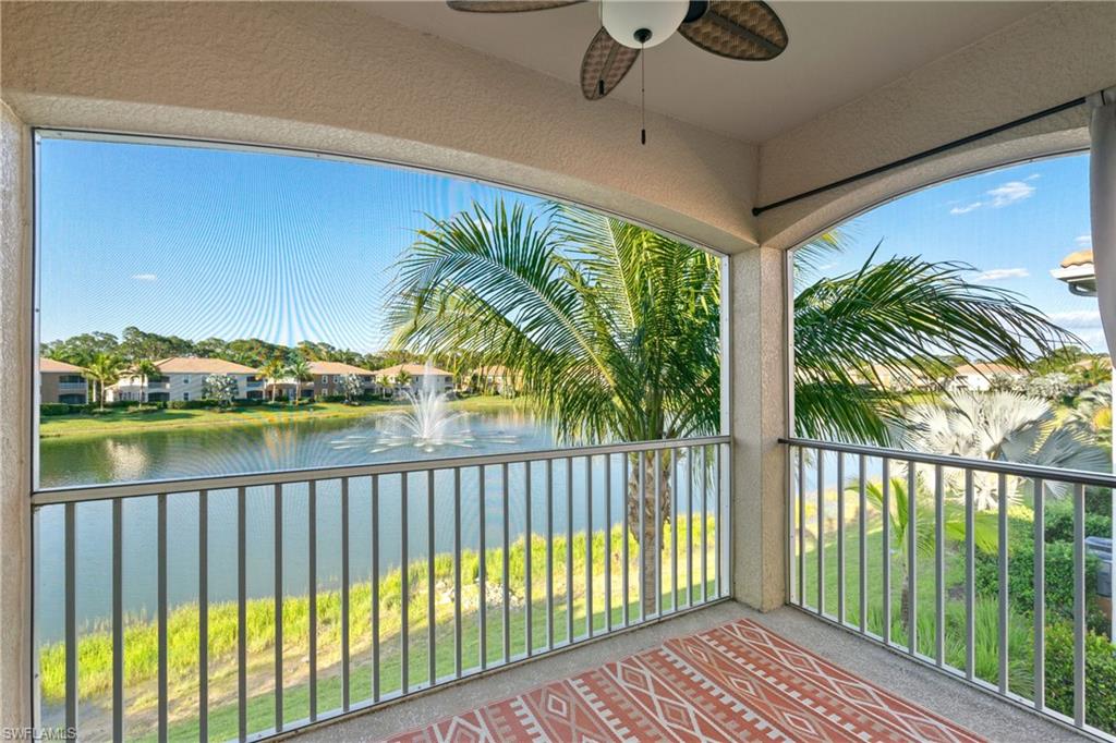 Welcome to Creekside Preserve. Built in 2017 and kept in impeccable condition, this unit is being offered TURNKEY FURNISHED. With 3 bedrooms + a den, 2 bathrooms, and over 1,600 square feet of living space, this units bright and open floor plan lives extremely comfortably. Situated on one of the most desirable lots in the community with stunning lake views and no neighboring building directly across the street, the privacy felt here is unmatched by other condos in the development. Updates throughout include beautiful white cabinets, granite countertops, stainless steel appliances, and accordion hurricane shutters on every window. Community amenities offer a beautifully kept lakefront pool, clubhouse, and fitness center. Located close to tons of shopping and dining options, this condo is one of the best available on the market today. Being one of the most move in ready properties in our area, this one is sure to sell fast.