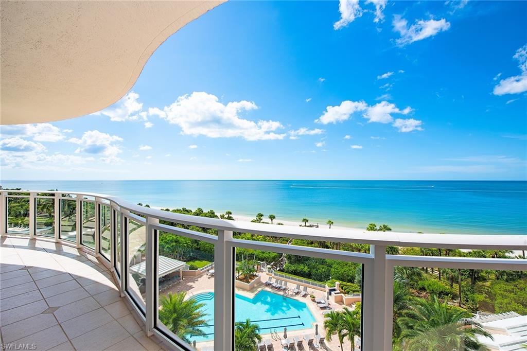 Looking for fabulous views directly on the Gulf of Mexico and year-round sunsets? Well, look no further! Comprising a completely customized floor plan providing a true 3 bedroom, 3 bath 2,750 sq. ft. under air residence, this wonderfully updated condominium offers floor to ceiling walls of glass leading out to a large open air balcony from all the main living areas and displaying spectacular beach and Gulf views beyond. A fully amenitized building including 24 hr. manned front desk, newly redone fitness center, social room, library and guest suites. All this plus the privilege of living in the prestigious gated community of Bay Colony with Tennis Club and completely remastered Beach Club.