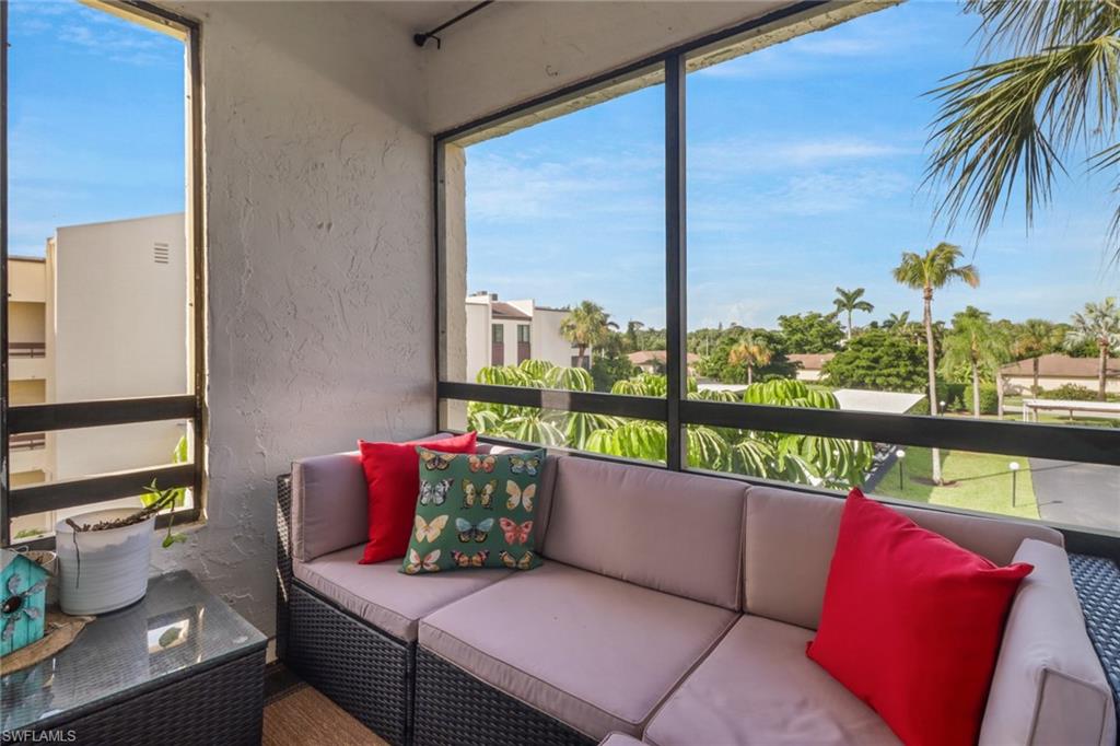 Elevated Naples living awaits in this beautifully updated third-floor residence, offering two bedrooms, two bathrooms, and a stylish blend of comfort and modern design. Thoughtful enhancements include contemporary fixtures, sleek appliances, refined finishes, and impact-resistant windows and doors for added security, efficiency, and peace of mind. A recently renovated elevator provides convenient access, while a covered carport, private storage unit, and ample guest parking add everyday ease.

Residents enjoy a sparkling community pool and relaxing spa, all within minutes of downtown Naples, celebrated dining, upscale shopping, entertainment, and Gulf beaches. Optional golf and social memberships are available at Lakewood Country Club of Naples, featuring golf, tennis, pickleball, social events, and on-site dining. This move-in-ready Naples condo presents an exceptional opportunity for a full-time residence, seasonal retreat, or investment property in a convenient and desirable location.