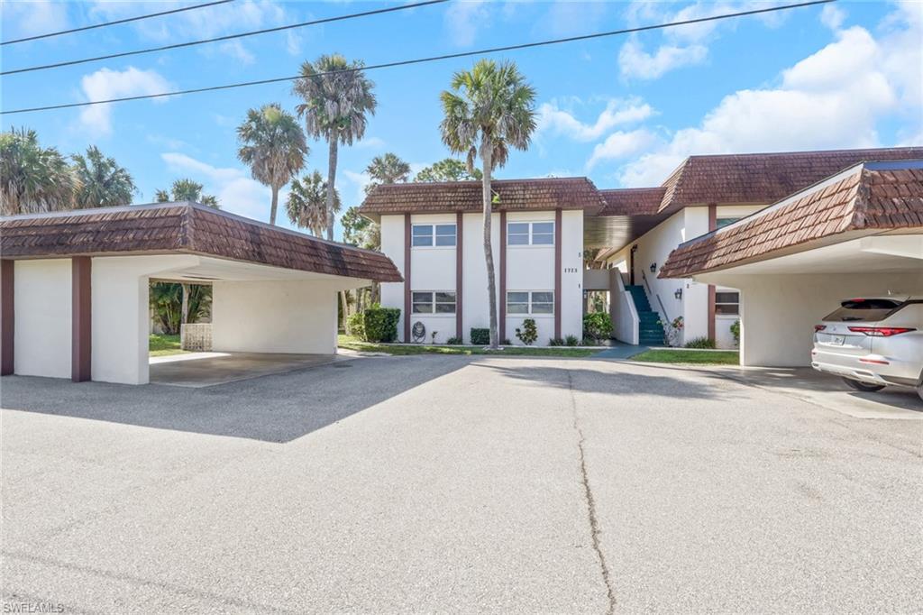 Welcome to Greenwood Condominiums, a pet-friendly 55+ community overlooking El Rio Golf Club! This well-maintained first-floor condo offers 2 bedrooms, 2 bathrooms, and 1,110 square feet of comfortable living space. Enjoy peaceful views of the 8th fairway from your screened lanai, providing the perfect setting for morning coffee or relaxing at the end of the day.   Sit on your lanai and enjoy the weather while watching some of the best golfers in SW FL finishing up the first half.  It's a very short walk to the club house, and this community is  just off of Handcock Bridge Rd, just a short drive to US 41, I-75, and Downtown Fort Myers.  Conveniently located near shopping, dining, healthcare, and downtown Fort Myers.

The spacious floor plan features generous living and dining areas, a functional kitchen with ample storage, and a private primary suite with an en-suite bath. Ground-floor living offers easy access with no stairs to climb, making this home ideal for year-round residents or seasonal escapes. 

Priced at just $99,000, this condo presents an outstanding opportunity to enjoy Florida living at an affordable price. The monthly HOA fee of $620 includes many exterior maintenance services, allowing for a low-maintenance lifestyle. Conveniently located near shopping, restaurants, downtown Fort Myers, and major roadways, this home combines value, comfort, and a scenic golf course setting.