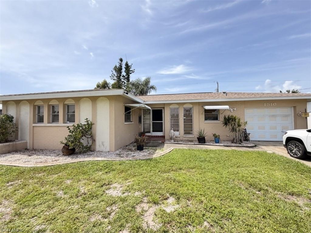 Investor Special in SE Cape Coral! Great opportunity to add value in one of Cape Coral's most established neighborhoods. This 2-bedroom, 2-bath home features a functional floor plan, attached garage, and offers excellent potential for a fix-and-flip, rental property, or affordable primary residence.
The home primarily needs TLC and cosmetic updates, making it an attractive project for investors looking to build equity without taking on a full gut renovation. Major components have already been addressed, including a 2019 roof and 2017 A/C, allowing you to focus your renovation budget where it counts most.
Situated on an oversized lot with a spacious backyard, the property is conveniently located just minutes from shopping, dining, parks, medical facilities, and the Cape Coral Bridge, providing easy access to Fort Myers and surrounding areas.
Priced to sell and offered AS-IS. Whether you're looking for your next flip, rental investment, or a home to update and make your own, this property offers outstanding value and upside.