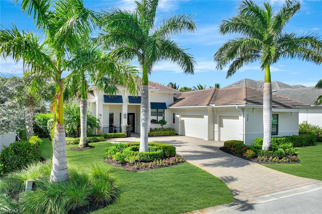 Step into unparalleled luxury in the prestigious Marsh Cove in Fiddler’s Creek, where this exquisite former Stock Model welcomes you with refined design and upscale living. Every detail has been carefully crafted, beginning with a grand entrance of iron doors that flow into an open-concept living area adorned with custom built ins, beamed ceilings, crown molding and expansive sliding glass doors that invite the beauty of the outdoors in. The gourmet kitchen boasts custom cabinetry with soft close doors and drawers, stainless steel appliances with a warming drawer and a large island ideal for entertaining. The adjacent dining and living areas feature designer touches with custom drapery that is creating a seamless blend of sophistication and warmth. Each bedroom is a private sanctuary with it's own ensuite bathroom and custom closet. The primary suite offers luxurious comfort, complete with a spa-inspired bath/shower and generous custom walk-in closets. The den, perfect for an office or quiet retreat, is stylishly appointed with a built in desk, volume ceilings with trim decor.  Step outside to the magnificent west-facing lanai, where views of the lush golf course and unforgettable sunsets await. An expansive pool and sunken hot tub offer a relaxing oasis, while the outdoor bar and fireplace make entertaining effortless. With Storm Smart shutters and a whole-house generator, this home offers both elegance and peace of mind. Immediate golf membership is available to purchase at the Fiddlers Creek Golf and Country Club with 100% equity, fully refundable—enhancing the lifestyle that awaits in this premier Naples address. Come experience timeless luxury just minutes from Marco Island and Naples 5th Avenue.
.