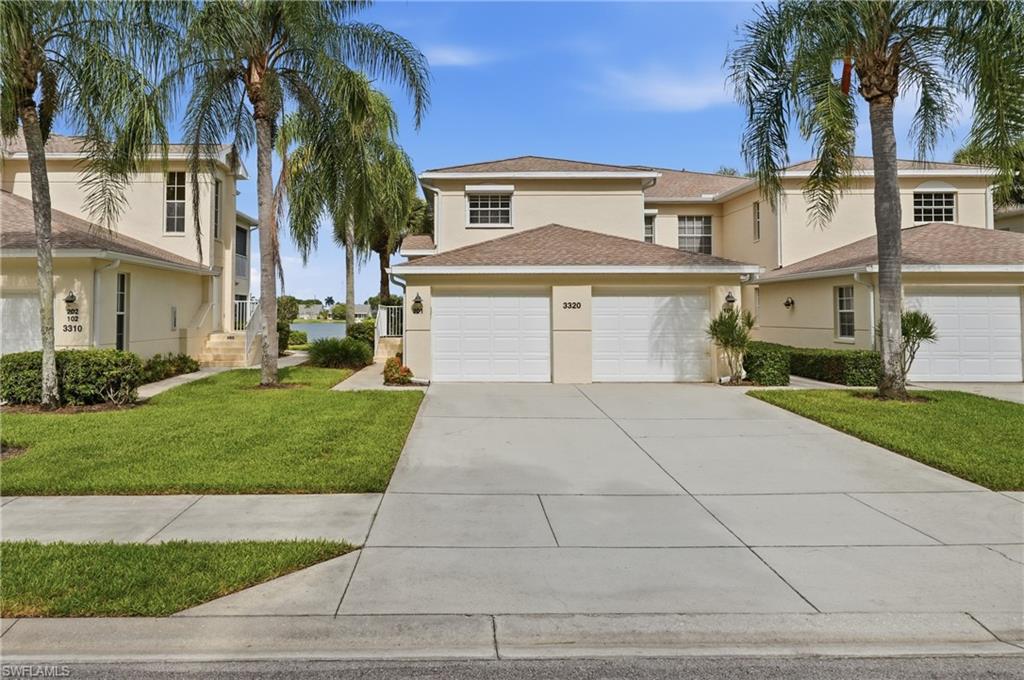**Seasonal Rental Available 2027  NOW** Experience the very best of Naples and Southwest Florida living in this beautifully and meticulously kept 3 bedroom and 2 full bath coach home in the highly sought after community of Crown Pointe Shores at Crown Pointe.  With nearly 1,700 square feet of living space, step inside from the warm Florida sun and into the first floor entryway with access to the one car garage.  Upstairs, you are greeted by the dining area and kitchen to the right and the guest bedrooms and bathroom to the left. Luxury vinyl flooring and tile throughout the home make for easy living.  The kitchen is equipped with all the bells and whistles and modern appliances that make home cooking and the chef in you very happy.  Beyond the kitchen, the large living and dining area enjoy gorgeous lake views from the enclosed balcony.  The enclosed balcony is the perfect backdrop for hosting out of town guests with its unobstructed lake views and electric grilling area outside, and added bonus here in Southwest Florida!  Your primary bedroom is large with its dual vanity, walk-in shower, plentiful closet space, tons of storage, and breathtaking views of the lake from the windows.  The 2 additional bedrooms are the perfect place for out of town guests to hang their hats with plentiful natural light, closet space, and space.  The remaining full bath enjoys a vanity and combo tub shower.  Peace of mind is enhanced with laundry in residence, 1-car attached garage, and close proximity to famed Downtown Naples and iconic beaches just 15 minutes from your front door.  Close by, enjoy the clubhouse with its pool, community room, tennis, exercise room, and panoramic lake views.  Your winter retreat awairs!