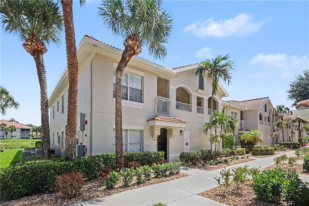 Welcome to this beautifully updated first-floor condo featuring two bedrooms, two bathrooms, and a one-car garage. Enjoy peaceful, private lake views from your home while taking advantage of the bright, open interior enhanced by newly installed plank tile flooring throughout and fresh interior paint.

Located in the highly desirable Bridgewater Bay community, residents enjoy an exceptional array of resort-style amenities, including a newly renovated clubhouse, resort-style pool and spa, a separate screened lap pool, fitness center, sauna, tennis, pickleball courts, bocce ball play, and a full calendar of social activities and events.

Perfectly situated in North Naples, just west of I-75, this home offers convenient access to top-rated restaurants, premier shopping, and the white-sand beaches that make Naples one of Florida's most sought-after destinations. Whether you're looking for a full-time residence, seasonal retreat, or investment opportunity, this condo offers the ideal combination of comfort, convenience, and lifestyle.