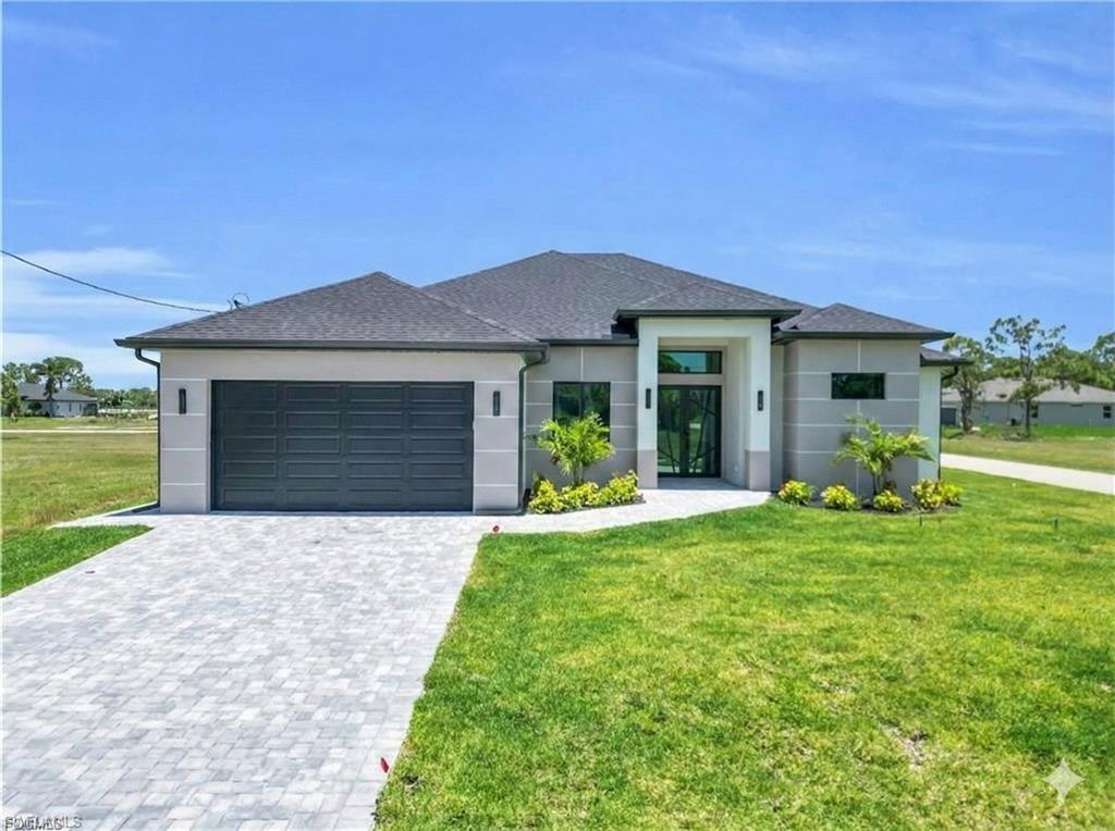 ***GET UNDER CONTRACT BY JULY 30TH-UPGRADE TO WHOLE YARD FENCE AND RECEIVE A FREE 10K WHOLE HOUSE REVERSE OSMOSIS SYSTEM***2-10 WARRANTY INCLUDED***PRE-CONSTRUCTION-CONSTRUCTION TO START JULY-2026 WITH ESTIMATED COMPLETION DATE DECEMBER-2026****MODEL AVAIALBLE TO VIEW PRODUCT***PRIVATE SALT WATER POOL WITH POOL HEATER ON A FRESH WATER CANAL****ALTERNATIVE SEWALL COMPLETE-FISHING FROM YOUR BACK YARD-CANOE OR BOATING-PLANTOON BOAT THROUGH INTERSECTING 400 MILE FRESH WATER CANAL FROM YOUR BACK YARD *****10FT FRONT FRENCH DOOR-POOL CAGE-GRILL AREA-SPRINKLER SYSTEM-PAVERED DRIVEWAY-GARAGE FULLY COMPLETE WITH ITS OWN AC UNIT- ALL INCLUDED IN PRICE***100% LENDER FINANCING, NO MONEY DOWN, NO MORTGAGE INSURANCE PREMIUM, OUT OF FLOOD ZONE-NO FLOOD INSURANCE NEEDED OR REQUIRED, NO HOA, NO CDD***NEW CONSTRUCTION**FRESH WATER LOT WITH  PAVERED DRIVEWAY****TWO MASTER SUITES WITH FULL BATH AND WALKIN CUSTOM CLOSETS SHEVLING-BOTH WITH OUTSIDE ACCESS TO THE COVERED LANAI-POOL AREA***BUILDER INCENTIVE- BUILDER WILL PAY TOWARDS BUYERS CLOSING COST ,pre-paids or rate buy down with the use of a preferred lender and preferred title company********Preferred Lender is also offering another loan financing with an additional 3k towards closing cost assistance, ONLY 3% DOWN WITH NO MORTGAGE INSURANCE PREMIUM FOR FIRST TIME HOME BUYERS(All buyers As long as you have not owned a primary residence before closing).****LUXURY BUILDS TO FIRST TIME HOMEBUYERS****CUSTOM HOUSE WITH HIGH END LUXURY FINISHES NOT A COOKIE CUTTER HOUSE*****NO FLOOD INSURANCE REQUIRED****4 bedrooms and 3 Full Baths ONE STORY WITH ATTACHED TWO CAR GARAGE ON A PAVERED DRIVEWAY-NO HOA- NO CDD- HIGH CEILINGS THROUGHOUT HOUSE*****.  ***NO WATER BILL****Energy Efficient Impact Doors and Energy Efficient Impact Windows.*****All windows and exterior doors all impact and Low E- Energy Efficient. A home made for entertaining or family gatherings. Pictures of Similar home, Approx build time is 4 - 6 months from close of contract-loan. Pictures are for illustrative purposes only and feature upgraded options from previous builds of this floor plan. This home is in pre-construction. Photos in this listing are from previous builds and model home of this floor plan. Included in Price-The two car Garage will be fully completed (SOUND PROOF INSULATION-DRYWALL) with its own AC/Heat system- this will add to the heated square footage.