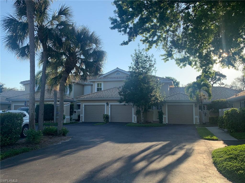 Highly desirable location west of 41 off Vanderbilt Dr. in Naples. This home is tucked away in a beautiful wooded setting in the back of Emerald Bay, a charming gated community only minutes away from four beautiful award winning Gulf beaches. This upstairs coach home offers three bedrooms and two baths plus a single car garage and has been tastefully remodeled. Enjoy preserve and sunset views from your screened in lanai. Granite counters in kitchen and in the guest bath as well as quartz counters in the master bath. This home shows and lives like a model home. Other upgrades include plantation shutters, hurricane impact glass and electric roll down shutters, upgraded vanities and showers, crown molding and more, this is a must see. Walk, ride the bike or take a jog to the beach or drop the kayak in at Wiggins Pass marina just south of Emerald Bay and enjoy the backwaters and wildlife Wiggins Pass has to offer. Convenient to restaurants, shopping and every other amenity imaginable.