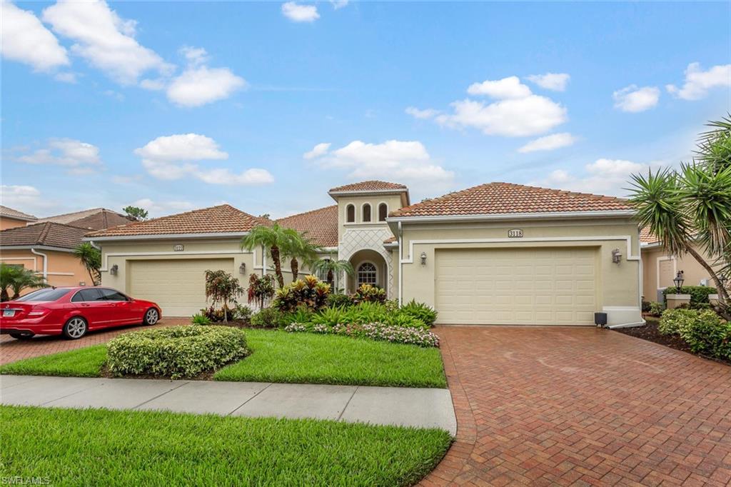 This light beautiful Villa is as close to new as you can get, completely remodeled from the flooring, cabinetry, sinks, faucets & woodwork throughout. Golf course views!  Spacious kitchen with extended center island, quartz countertops, white shaker cabinetry w/ easy close drawers, tile backsplash, stainless appliances, eat-in breakfast room and separate formal dining area.  Large master suite with his/her walk-in California closets, amazing master bath w/ Carrera marble countertops, decorative wall tile, dual sinks w/ ladies vanity, walk-in shower & soaking tub.  Great room w/ pocketing doors to lanai, heated pool & spa controlled by Aqua link, 2019 new pump motor, new pavers on lanai. Engineered wood flooring in main living areas, plantation shutters, coffer ceiling w/ lighting & crown molding.   New Trane 17 Seer A/C  6/2019, hot water heater replaced 2018.
