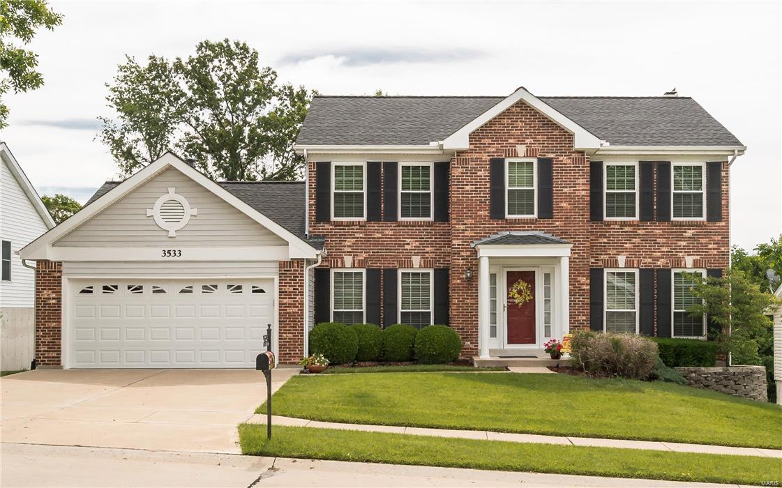 Elegance abounds in this 2 story classic!  Welcome home as you enter the gracious center foyer w/ luxurious living & dining rooms.  This generously sized home features a large family room w/crown molding, bay window and fireplace. The innovative kitchen is designed for the family chef w/plenty of prep space on newer quartz counter-tops, center island, stainless steel appliances, abundance of cabinets, pantry, & work desk!  Adjoining breakfast room offers a bay w/ slider leading to a large cedar deck that is well-suited for entertaining.  Deck overlooks a level private lot & backs to trees!  Awesome laundry room offers closet/shelving.  The 2nd floor has a timeless owners’ suite w/ walk-in closet, master bathroom w/ double sinks, tub and separate shower.  Lower level offers walk-out to large patio.  This home has been meticulously maintained!  Energy efficient, tilt-in windows are one of the newest updates.  Stop by and settle for MORE!! Listing Agent is related to seller.