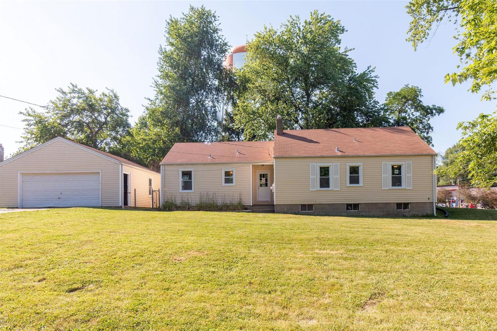 Check out this beautiful fully remodeled home centrally located on N. Florissant Road between 270, 170, & I-70. This stunning 3 bedroom 2 bathroom bungalow is just minutes away from the Ferguson Brewing Company, Vincenzo's Italian Restaurant, and the Ferguson Library. This home is full of updates including a brand new HVAC, new flooring and paint throughout the home, amazing remodeled kitchen with brand new appliances, and much more! You will love the spacious bedrooms, and the Master bedroom has its own full bathroom! There is plenty of storage space in the unfinished basement, and don't miss the walk-up attic which includes a huge loft area that could make a great play room or bonus storage space.  This home also features an over-sized 2 car garage and workshop area! You will love the large front yard and level backyard.  This home is ready for its next owner! It would also make a great rental property. Hurry, this one is going to go fast! (fence to be installed in backyard)