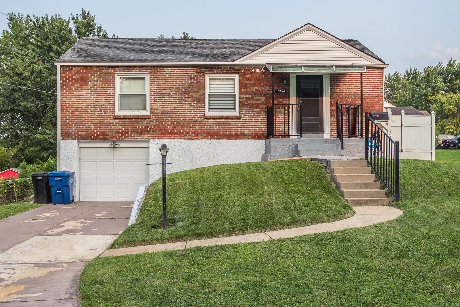 Nicely updated brick home in Mehlville school district. 2 Bedroom 1.5 bath with additional room in LL and half bathroom. Don't let the size full you, plenty of space here. Some of the updates include modern luxury vinyl floor planks on main floor, newer AC, newer roof, privacy fence. Nice size kitchen with dining/living room combo.
Large leveled back yard and much more.
Won't last... set your appointment today.
