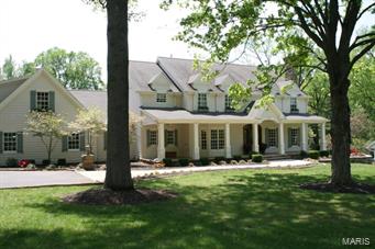 Living on a country-like lane, this Frontenac address is home to some of the most charming residences in the area. Hennessy-built, this finely crafted New England style 10 yr old executes the finest appointments of old & new. Upon first step into this home the high-quality custom details will garner your attn. & draw you from room to room. Wooden archways, plantation shutters, built-ins w/ luxurious moldings & casements, hardwds. 2 mn floor office areas plus 3 car over sized garage that enters into a customized locker family foyer w/ laundry room, 1/2 bath & 2nd main flr office area. This masterpiece has 4 large en suite bedrms each w/ walk-in closets. Huge bonus room above garage for family fun. Fabulous top-of-the-line kitchen w/ entire wall of French drs/window that open to a beautiful outdoor setting w/ pool & stone patio, as well as huge level yard for outdoor play. High pour unfin LL w/ roughed-in bath & large windows--lots of natural light. Great opportunity in Ladue Schools!
