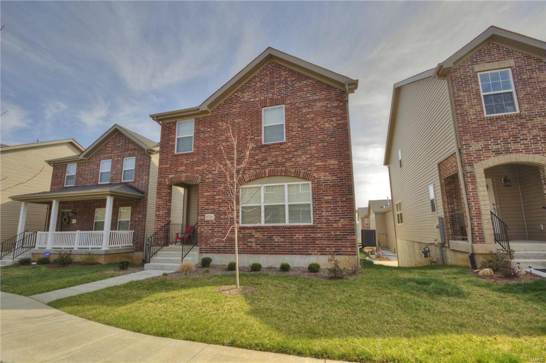 Here's your opportunity to live in a new home in a sold-out community! This three bedroom, two and half bathroom home is in a great location just moments from Grant's Farm, schools, Grant's Trail, and the new St. Louis County Library branch. Currently under construction, this home will feature a spacious, open layout that's perfect for entertaining! A large living room takes you to the family room and beautiful kitchen with stainless steel appliances, granite counters, 42" cabinets, and a breakfast bar! The kitchen leads into the dining room. Upstairs, you'll find convenient 2nd floor laundry, a master suite, plus two more large bedrooms and a full bathroom. The back deck overlooks the pond and common ground -- a wonderful view! Don't miss out on this wonderful home! Available after 4/13/2017.