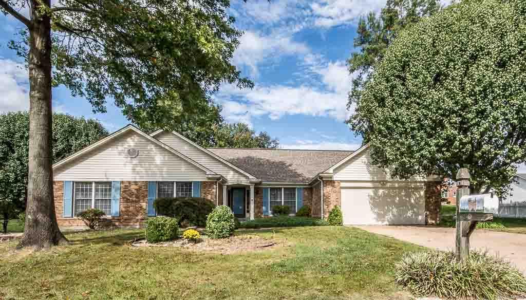 Appraisers - This was a cash as is sale!   Remarks put in for comparisons. Welcome home to this large brick home in the desirable Southridge Park!  You will love the open floor plan, vaulted ceilings in the family room and the master suite, large eat in kitchen, 4 generous sized bedrooms on the main floor and separate dining room. Freshly painted throughout!  Enjoy evenings sitting on the large deck/gazebo area (gain access to this from the master suite or kitchen area). The walk out lower level offers a half bath and large finished recreation area. Some additional upgrades include main floor laundry, planning desk, central vac, in-ground sprinkler system, and newer roof just to name a few. This great home is located on a beautiful cul-de-sac and the Seller is offering a 1 year home warranty!  Home is aggressively priced in consideration that the new owner will most likely want flooring of choice throughout and a few updates. You will love this Neighborhood!!!