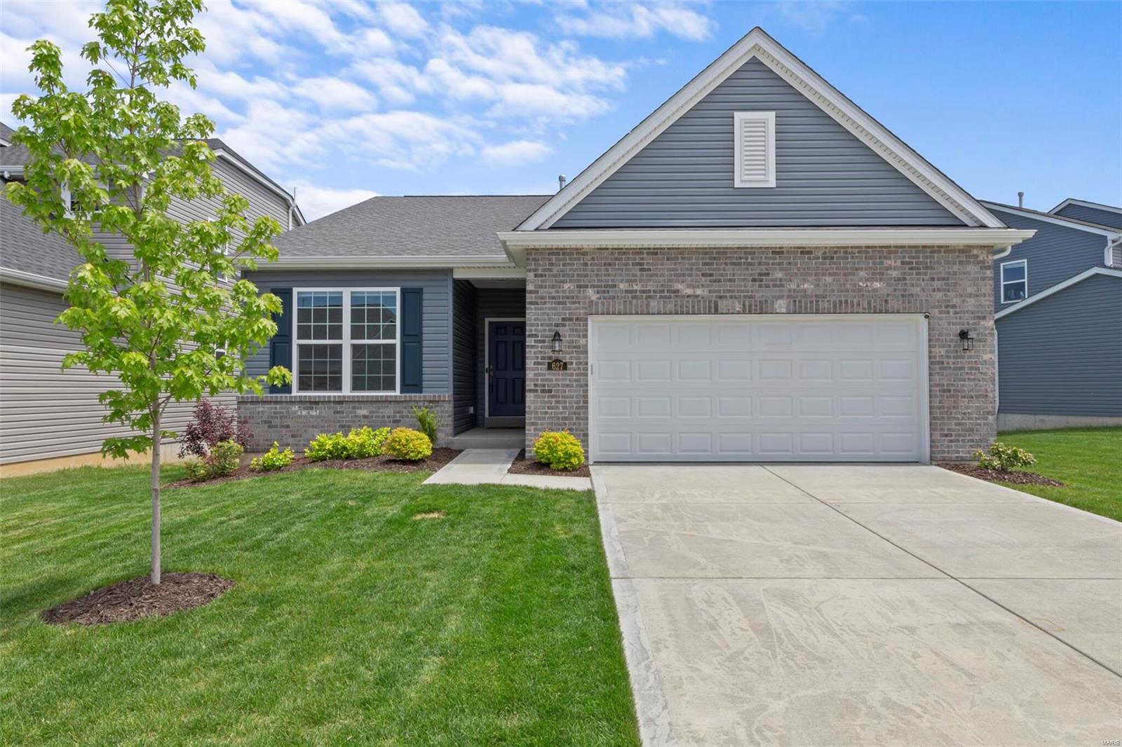 Why build when you can buy this 1yo Payne home with a spectacular finished LL? Tucked away in sought-after Wilmer Valley, this charming ranch welcomes you with a brick/stone elevation and soothing colors. Inside, you'll find soaring ceilings, designer paint colors, and tons of brand new LVP flooring throughout most of the main level. You'll love the spacious great room with fireplace that opens up to a large dining space and upgraded open kitchen complete with SS appliances, 42" cabinets, and a breakfast bar that's perfect for entertaining. The split bedroom floorplan allows for optimal privacy, the spacious master suite is filled with natural light, and don't miss the convenient main floor laundry! In the walkout LL you'll find a professionally finished rec room w/ office nook, a full bath, and TWO additional spacious legal bedrooms! Don't miss the massive back patio and fully fenced level yard! Enjoy the neighborhood walking trails and stocked fishing lake!