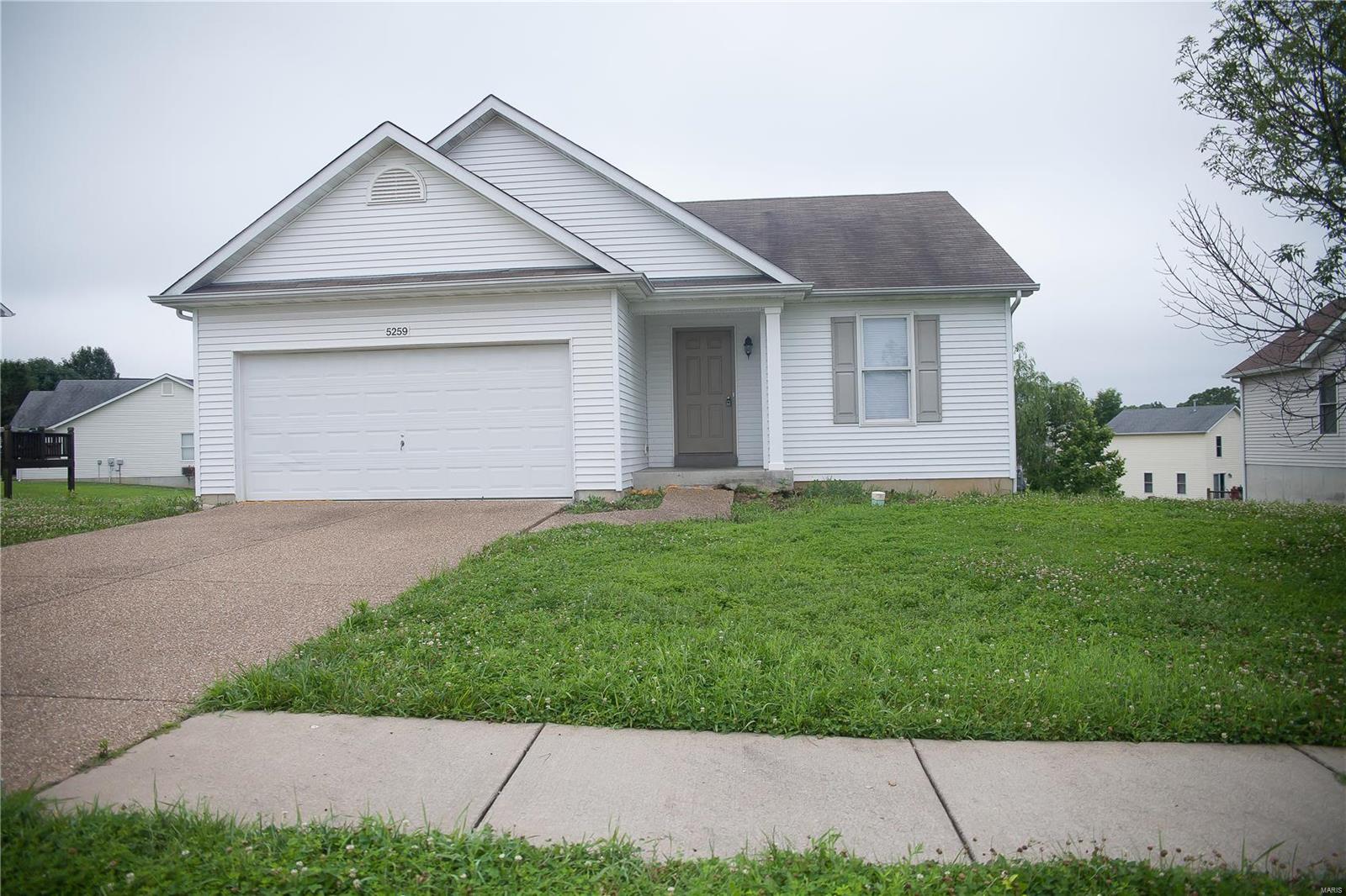 Ranch home with 3 bedrooms, 2 full bathrooms in the desirable Stone Meadows subdivision with pool and walking trails. This home has brand new LVT flooring in the dining/living room area and down the hallway.  All the bedrooms have brand new carpeting.  This home has also been freshly painted. The master bedroom has a large walk in closet and a full bathroom.    You'll appreciate the main floor laundry room close to the bedrooms.  From the living room you can walk out to the deck over looking the backyard.  The kitchen features a pass through to the dining room.  Tenant is responsible for all utilities, home and yard maintenance. The location is conveniently located close to both highway 40 and highway 70. The owner is looking for credit scores above 625, NO SMOKERS AND NOPETS.