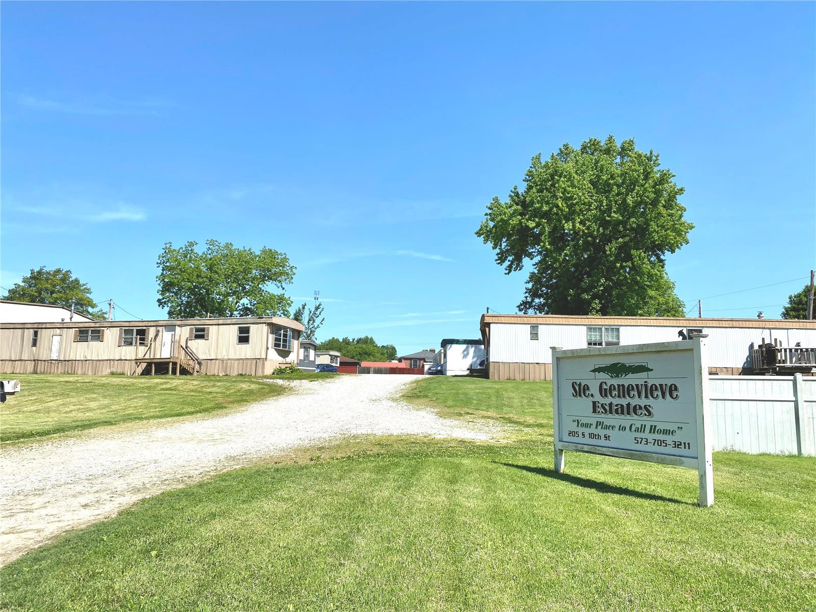 Salient Realty Group is pleased to present a beautiful mobile home park for sale in Ste Genevieve, Missouri consisting of 9 lots and 8 homes. Two homes have recently been renovated and 1 unit is currently under renovation - owner is investing $3,600 before closing. There are five 3 bed/1 bath, three 2 bed/1 bath, and one of the lots is currently vacant. They are located in the highly desirable Ste. Genevieve area, just 45 miles south of St. Louis. Property has been well maintained. Has 2 units that are rent to own. All units are on month-to-month leases with potential to come in and raise rents. Has a current cap of 11.5%. With some cosmetic updates there is potential to get a cap of close to 20%!  Average rents are currently $470 - which includes lot and home rent. Monthly expenses are low. Great investment opportunity!