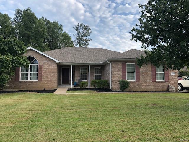 5 bedrooms (1 in lower level) ranch style home featuring living room, dining room, breakfast area kitchen on main floor.  Spacious master bedroom (15x20) and bath w/walk in closet.  Split bedrooms.  Deck off breakfast area looking out at the fenced in yard that backs up to a tree line. (the hill is not on this property)  Nest door bell and thermostat.  Power vent.  Budget billing:  $138.00!!!  Roof 2015  Lower level has large family room and a bedroom with window.  Rough in for a bath.  Sellers are leaving commode and vanity for new buyers to complete.  Smaller bedroom on main level could be converted easily into a main level laundry.