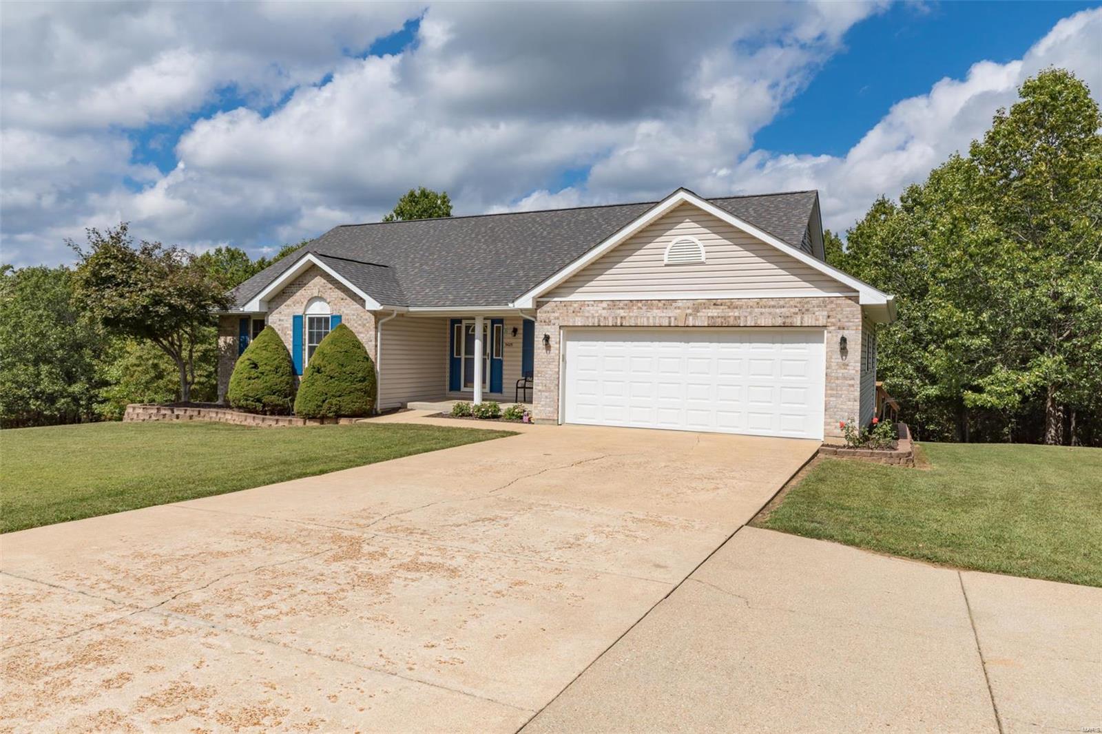 This is one you won't want to miss! Located at the end of a cul-de-sac on 4 acres is where you will find this charming 4 bedroom/3 bath home. Looking for a kitchen with lots of counter space and storage? This kitchen has it all with lots of counter space, 32 cabinets, 16 drawers and a walk-in pantry. The entry foyer leads to the living room with vaulted ceiling and opens up to the kitchen and breakfast area. Enjoy evening on the deck off the living room, mornings on the side deck watching the sunrise while sipping your favorite beverage. Home has hardwired smoke detectors with battery backup, security system with window/door sensors and motion detectors and is also hardwired with an antenna in the attic for getting local channels (neither currently used). Heat pump and AC is 3 years old. Be sure to walk the paths through the woods and check out the regulation horse shoe pit if you're into throwing horseshoes this will be perfect for you. Sellers are leaving all the kitchen appliances.