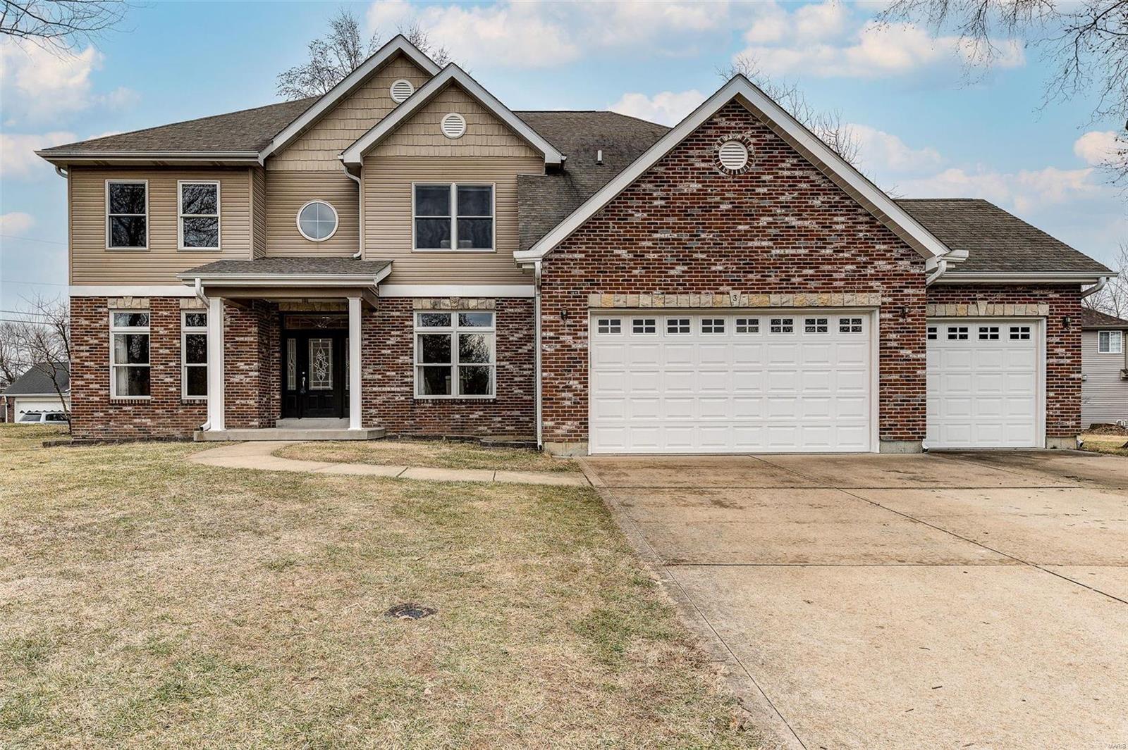 Spacious newer two-story in Ladue Schools with approximately 4,180 SF of living space on three levels on a wooded cul-de-sac lot and includes the Home Protection Plan.  Amenities include a two-story foyer, granite kitchen with stainless appliances, a luxury bath with jet tub, wood floors, both first and second-floor laundry, zoned HVAC, and a three-car garage.  The second floor features four bedrooms plus a loft or 5th bedroom and three full baths.  The finished lower level has a rec room, bedroom, office/playroom, and bathroom,  plus additional storage.  Notice the new carpet on the stairs and second floor, fresh interior paint in 2021, and newer basement carpet in 2020.  A wonderful close-in location that is convenient to highways, the airport, and Clayton.  Walking distance to Old Bonhomme School and Stacy Park.  Size, condition, and value--this one has it all!