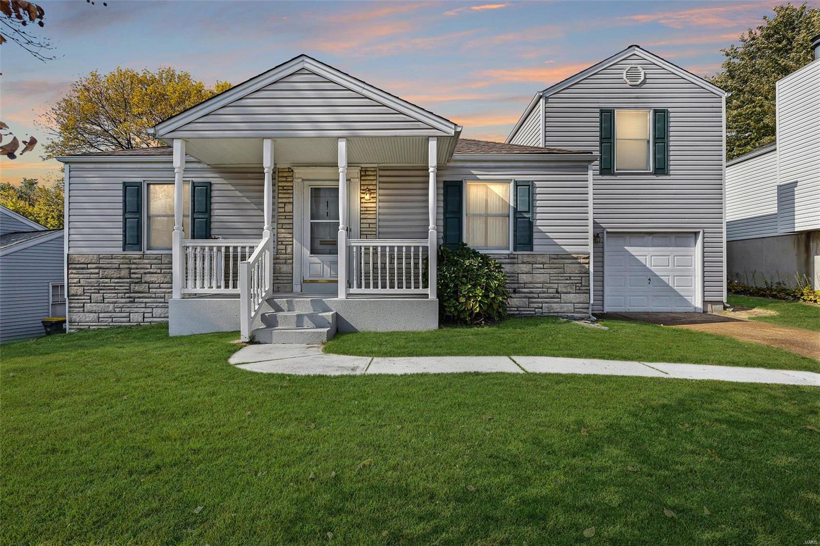 Welcome to this 5-bedroom, 2-bath home offering a perfect blend of comfort and opportunity! Step inside to find a cozy living room, separate dining room, and a large eat-in kitchen, all designed with family gatherings in mind. The main floor features three well-sized bedrooms and a full hall bath, providing convenient living space. Upstairs, you'll discover two more bedrooms and an additional full bath. The partially finished basement adds extra living space, complete with a recreation room, a handy storage/workshop area. Step outside to a fenced, level backyard featuring a spacious deck—perfect for entertaining, relaxing, or enjoying a morning coffee. You'll also find an attached 1 car garage. Situated within walking distance of Buder Elementary, and close to parks, highways, dining, and more—this location is hard to beat. Don’t miss your chance to transform this property into your dream home! Property to be sold as-is.