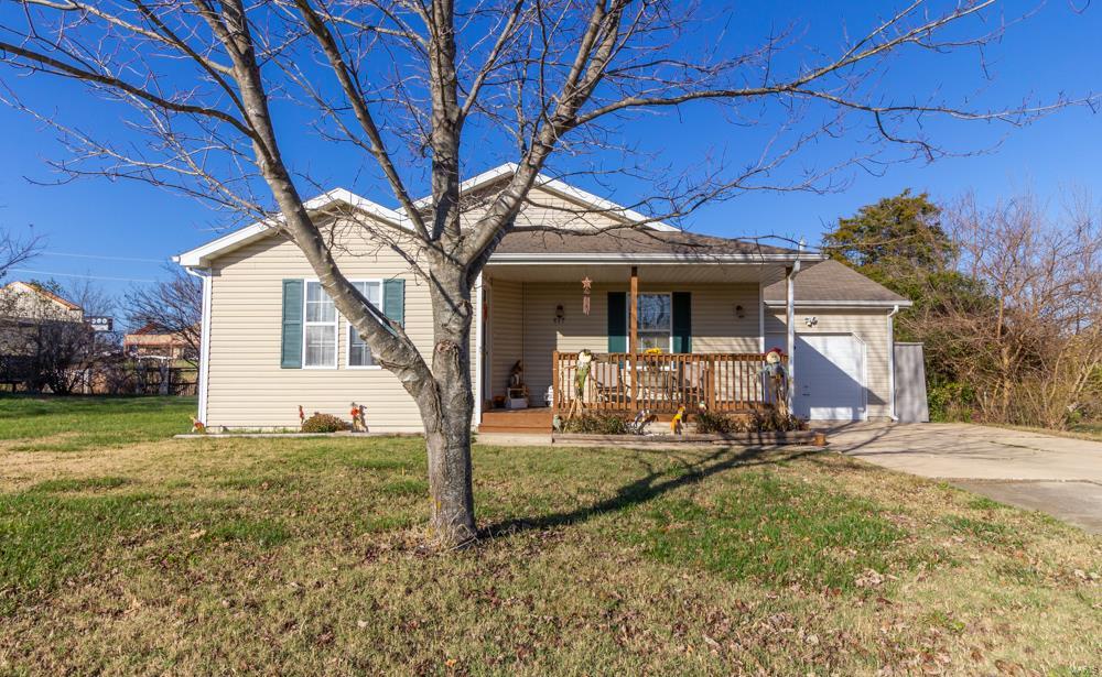What a great house with super curb appeal! This attractive bungalow has a welcoming covered front porch, 3 bedrooms, 2 baths, a one car garage plus a large shed! This home will easily qualify for any government loan and with a fantastic open floor plan will be the perfect home for a growing family. Don't hesitate on this, buy your sweetie a home for Christmas!