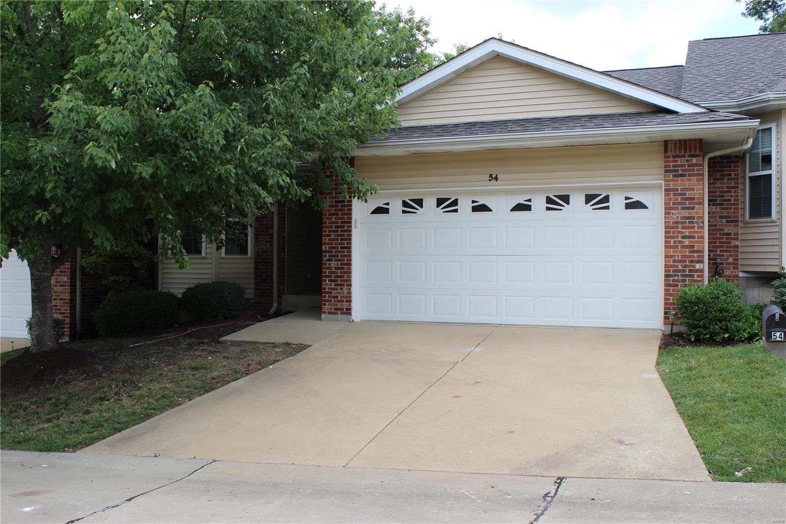 Totally Renovated!  Open Sunday 7/7 (1pm-3pm)  This Spacious Ranch Villa with Open Great Room and Finished Lower Level just had a COMPLETE FACE LIFT!  New, New, New Beautiful LifeProof Wood Laminate Flooring in Great Room, Dining, Kitchen and Main Floor Laundry, Gas Fireplace, Custom Prestige Maple Cabinets, Granite Counters, Stainless Steel Appliance, Freshly Painted and New Trim Throughout, New Vanities, Showers, Fixtures, New High Efficiency HVAC, Split Bedroom Floor Plan, Master Suite vaulted w/Bay Windows, Walk-in Closet, Double Bowl Vanity and Tiled Shower, FINISHED Lower Level offers Rec/Family Rm (27'X18'), Full Bath with Shower and Office/Possible 3rd Bdrm.  Located on Quiet street next to Subdivision picnic area. Lake St Louis Amenities include 2 lakes, Club Pool, Tennis, Golf, Parks and so much more....Come See this Beauty Today!  (Finishing touches just about completed) Owner/Agent Location: Ground Level, Interior Unit, Lower Level