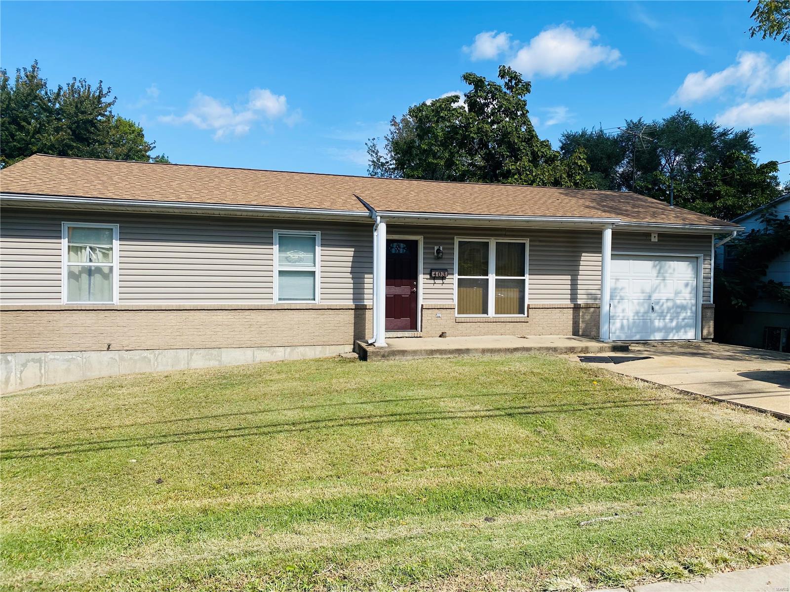 3 bed 1 bath on charming fenced corner lot located near historic downtown shopping and dining. Newly updated main floor bath.  New roof  2019. All New flooring throughout, Brand new HVAC & hot water heater 2023. Unfinished walk out lower level with rough in plumbing perfect for additional bed and bath or bonus room.  Freshly painted and move in ready!