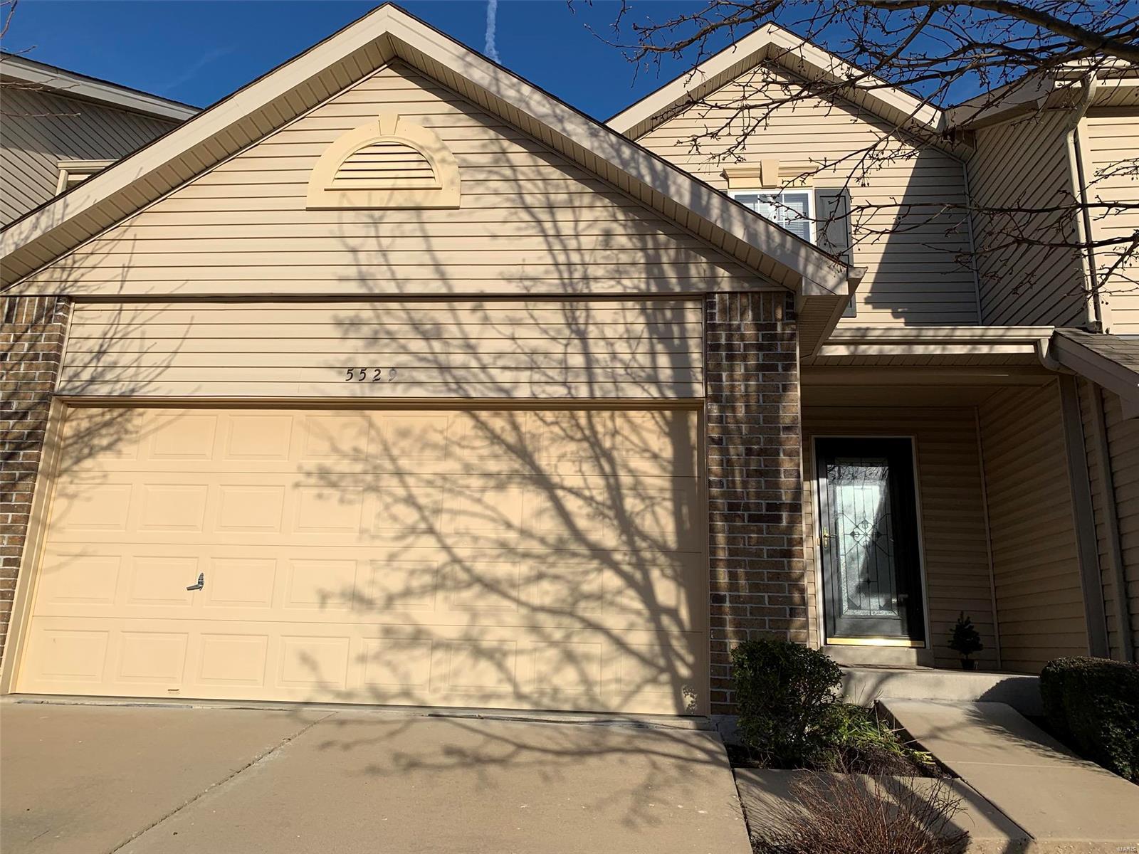 Here is just the place you are looking for.  Spacious open floor plan with 2 car garage and basement.  Upstairs bedrooms and loft / office area.  Open great room with breakfast bar and kitchen - patio door opening to deck.  Master bedroom has huge walk in closet plus master bath with separate tub and shower. Quiet area just off 364. Located near major transportation, shopping, restaurants and schools.  Schedule your showing today.  This great townhouse won't be available for long.   PROPERTY IS BEING SOLD AS IS! Location: Suburban