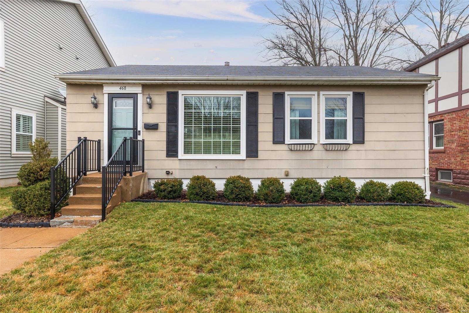 New year, new home, and this one is a charmer!  468 Longfellow Ave is located in the heart of Kirkwood nestled in between Kirkwood Park and Kirkwood High School and just steps away from Kirkwood Deli and Convenience located right on W Essex Ave.  Enjoy a nice walk to downtown Kirkwood or a short drive will get to almost any of the city's hot spots.  If the location doesn't already have you sold, step inside this fully updated and bright 2 bed, 2 bath ranch!  From the moment you walk in the door, you'll notice how well the home flows from room to room. The open-concept style allows for the perfect entertaining space while still maintaining its cozy charm. The finished basement adds additional living/entertaining space with an additional full bath. Lastly, prepare to spend many spring days out on the screened-in porch enjoying your backyard oasis that few Kirkwood homes still have. Added benefits are a fenced-in backyard, a two-car detached garage, and stamped concrete patio. Additional Rooms: Sun Room
