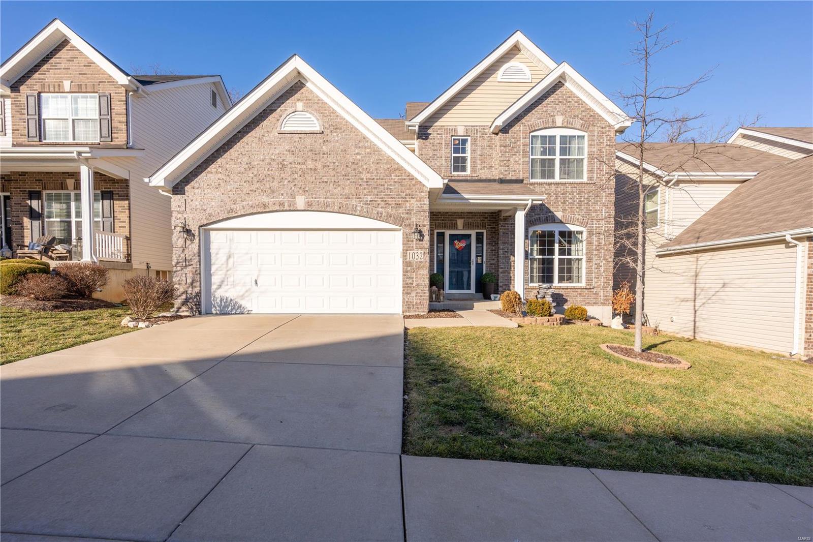 Est 2016! Wait until you see this amazing family home in Parkwood South SD! Walk in the door to a spacious foyer & open floorplan. Large living room w/built in's surrounding the gas FP. Open kitchen w/large island, a spacious laundry room/mud room off the garage & 1/2 bath complete the main floor. Upstairs are 4 very spacious bedrooms! Primary features coffered ceilings, large walk-in closet & ensuite w/double sinks, jacuzzi tub & separate glass shower. Three more large bedrooms, each w/their own walk-in closet & another full-sized bath. Basement is a kid's paradise w/a built in rock wall, monkey bars & swing as well as a projector & screen that stay w/the home creating your very own home theater! Basement also has an egress window & roughed-in bathroom meaning this home could easily be converted to a 5 bed/4 bath! Private yard backs to trees w/pergola great for entertaining! You will also enjoy the beautiful pond & walking path just doors away! Act fast, this home will not last long!