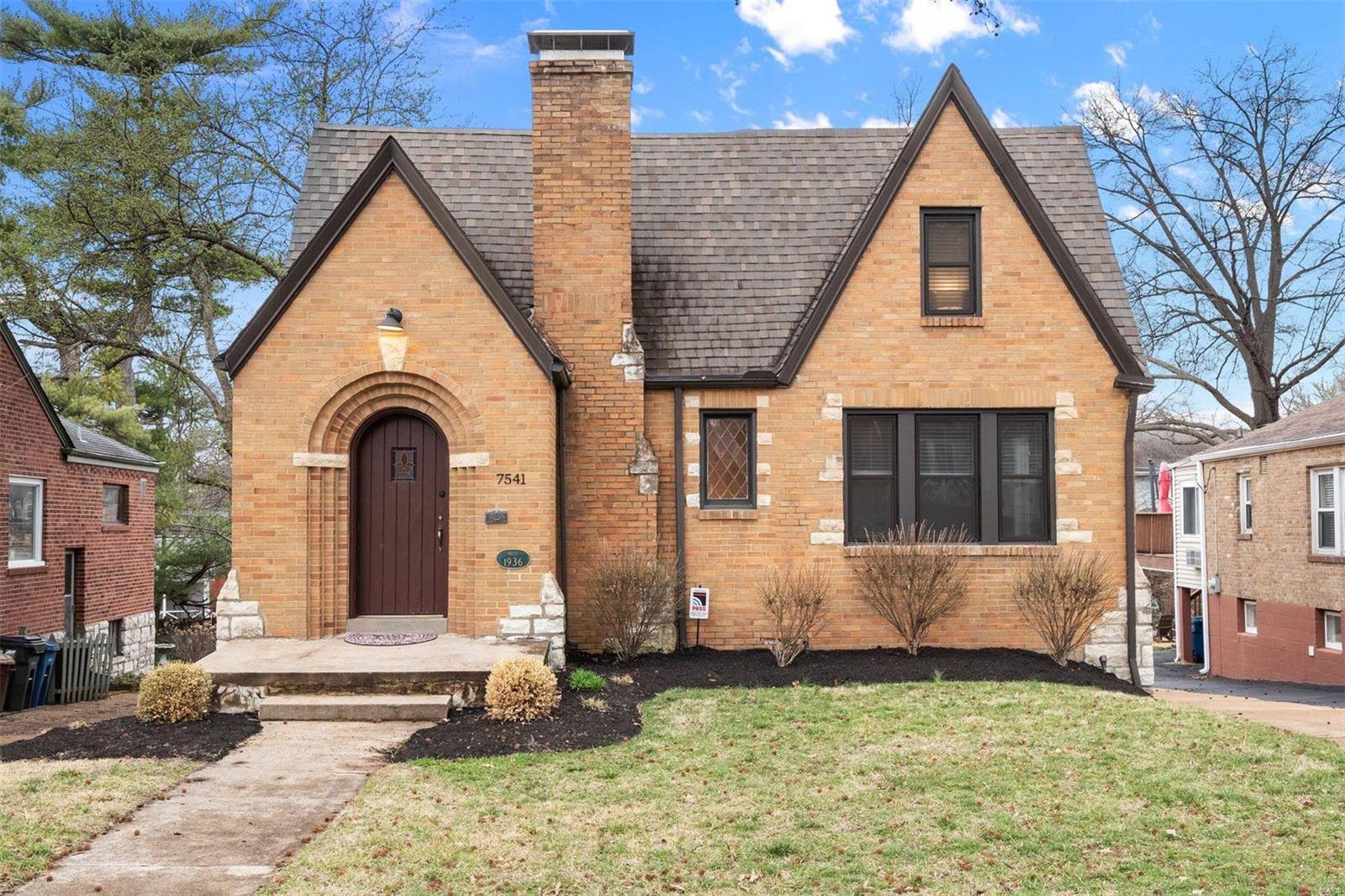 This historic gem has been one of Richmond Heights most adored homes for generations. Beautifully renovated less than 5 years ago, it feels like and lives like a new home. Quaint foyer enters an enormous living/dining/kitchen area filled with light and beautiful finishes. New kitchen appliance suite recently added. Private den/office off of the kitchen overlooks large and flat rear yard and oversized parking area. 2 spacious first floor bedrooms with remodeled bath are great for guests or housemates! The entire second floor hosts the primary suite with space for everything! Gorgeous full bath and walk in closet are merely the beginning. Wonderful dual desk areas and or yoga/hobby space make this suite a true getaway! The lower level is immaculate and awaits your personalization. Possibility of a tuck under garage if desired (was one at one time). Superior lot offers gardeners to run wild. Garden Heights Nursery is 50 yards away. Immediate access to anywhere including Forest Park!!