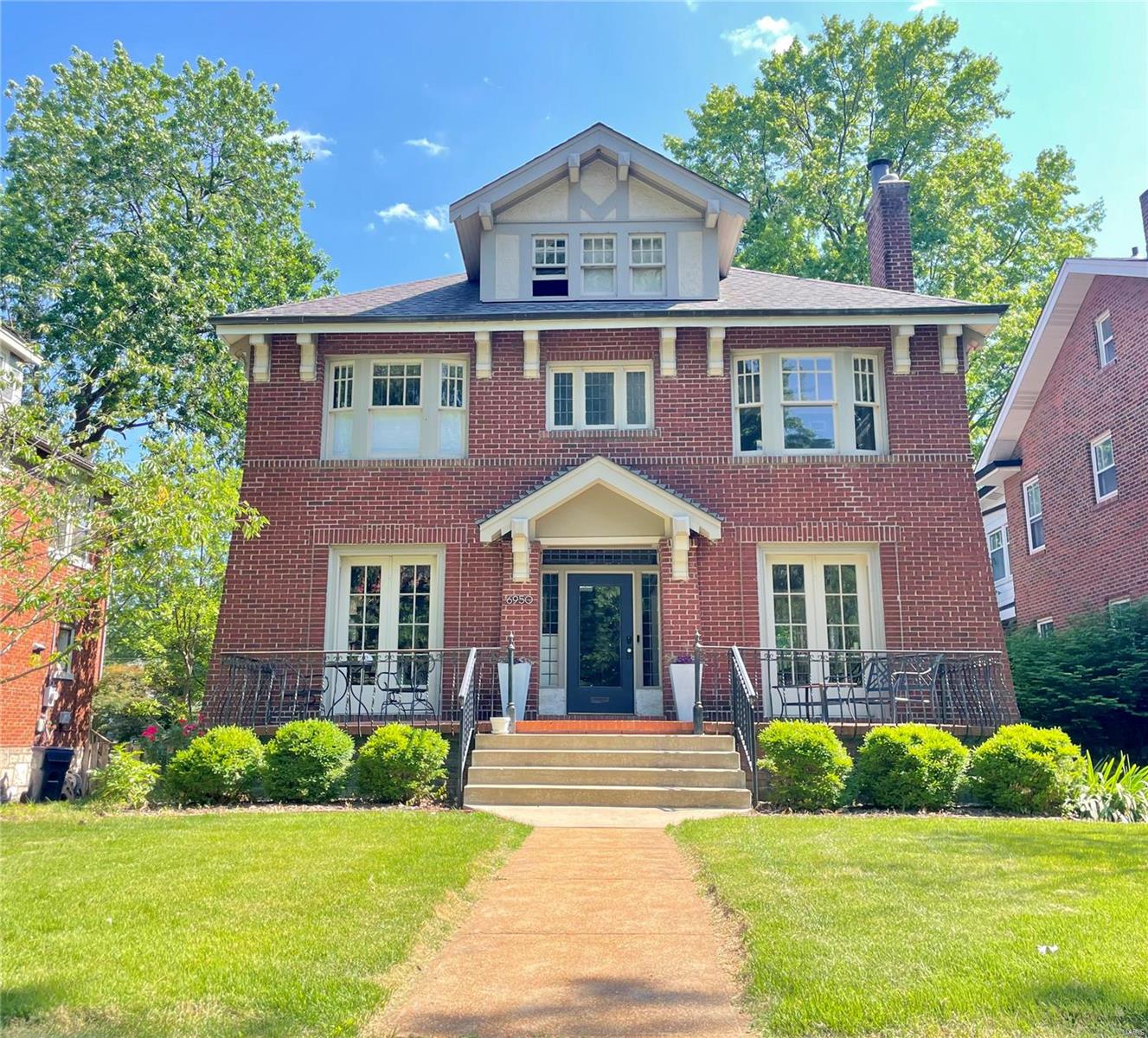 This is your chance to live in one of the most sought after neighborhoods in all of St. Louis. Ames Place is the perfect location to blend Old St. Louis Architecture & Charm w/todays finest amenities. Live where you play~4th of July Parade/Party, Halloween festivities, walk to Delmar Loop, International Cuisine, Forest Park, Zoo, Wash U, Downtown Clayton. Unmatched in style & function. Every detail imagined & executed. Unsurpassed luxury radiates throughout every room. Hardwood floors, sun filled living room w/stunning kitchen w/Wolf stove, huge marble island w/ custom cabinets, open shelving, tons of storage, opening to the office/mud room, custom deck, private pristine back yard, primary suite w/walk in closet, 2 more beds, enormous 2nd floor family/bonus room, 3rd floor loft w/full bath, this home has it ALL, zoned HVAC, stunning transformation. Character & Charm of the original house meticulously preserved while adding form & function for everyday living. This is the one. Additional Rooms: Mud Room, Sun Room