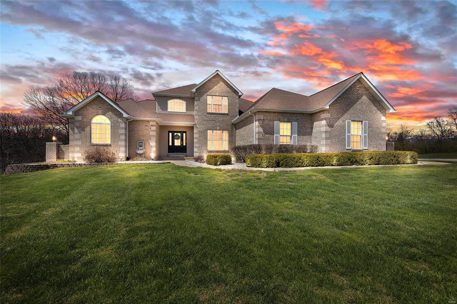 Incredible custom home on 3.66 acres +/-. Owner suite on main level with separate large tile shower, whirlpool tub, dual sinks and closets. 2 bedrooms with full bath and loft on the upper level. Beautiful updated kitchen '19 with granite countetops, separate dining room and living room with 2 story ceiling. Home is all electric, but also has a buried propane tank that provides extra heat to the grarage and in law quarters which has a large room with full bath, kitchen and refrigerator. Woodburning fireplace has gas insert inside that is also on propane. Full basement with 2 walkouts and special safe area protected by steel safe door for your valuables. Covered porch with 2 ceiling fans, above ground pool, deck, dual zone hvac. Water heater & softener '21. New deck '21, cental vacuum, owner full bath remodeled '18, separate dining with coffered ceiling, holiday lights wired to a switch in coat closet, underground pet fence and much more.