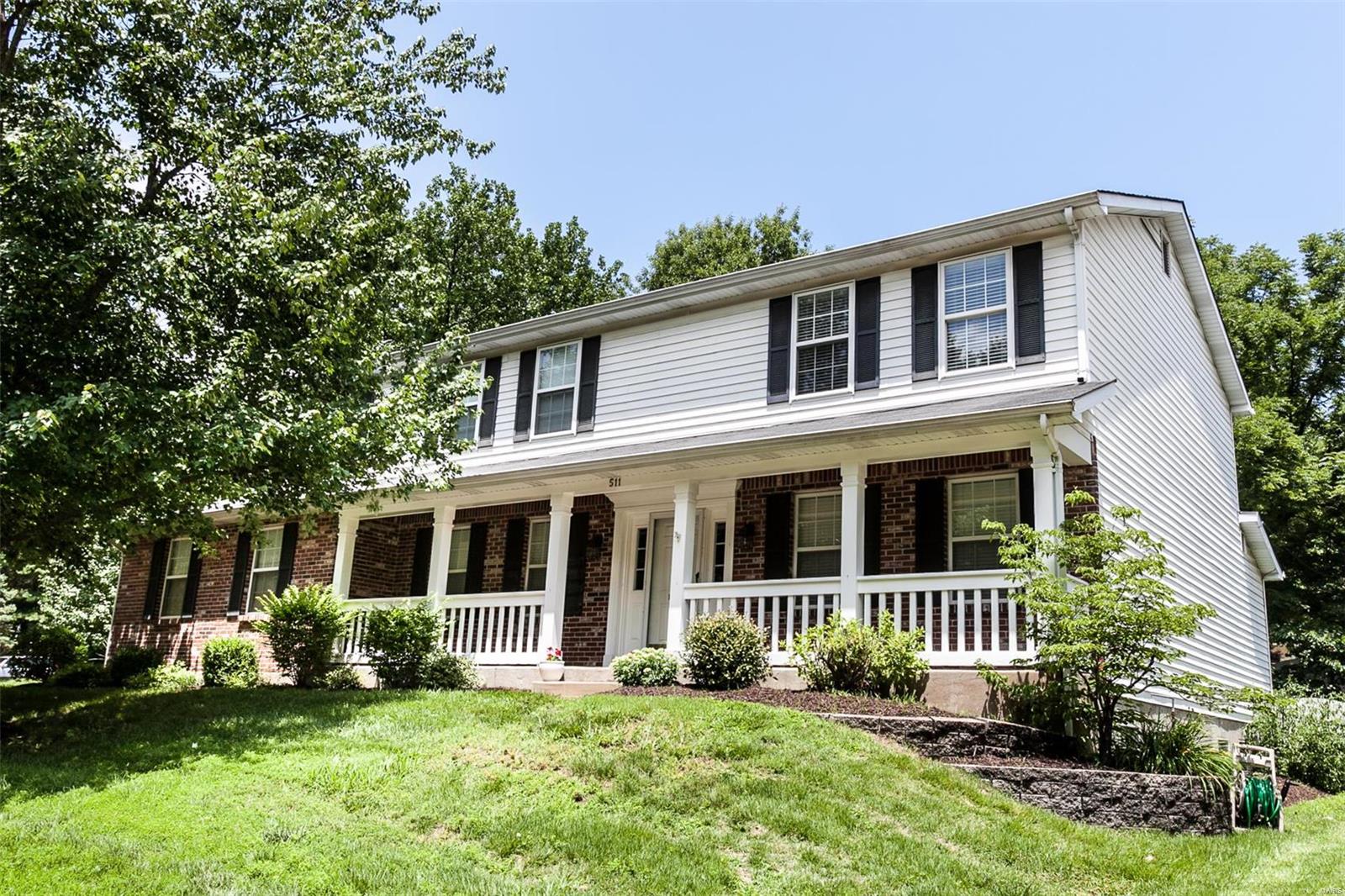 Beautiful 4 bedroom home with front row views to Blackburn Park!  Spacious room sizes, large family room with built-ins, separate living, dining, and master suite make this home a must see in Webster Groves. With only one owner since construction, this home has been meticulously maintained. First floor laundry, finished basement with large recreation room, storage room and office space add to the conveniences.