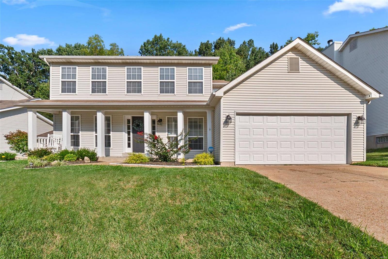 A fantastic home in a great subdivision in Rockwood Schools! This 4 bedroom, 4 bath two-story home is completely updated with a finished basement. The living room opens to the family room highlighted with a fireplace and large bay window overlooking the backyard, patio, and deck. The updated kitchen with stainless appliances has an amazing island that is the centerpiece of the room making entertaining a breeze. Show-stopping vaulted master bedroom suite with walk-in closet. The large luxury master bath boasts a separate tub and shower, and double sinks. In the basement, there is a ton of room with an extra family room, half bath, bar area, and playroom or office. This home is move-in ready and will not last long!