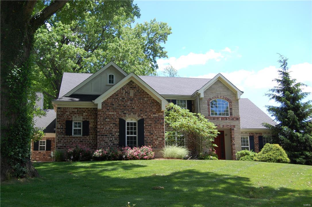Newer construction offering in one of Olivette's very best locations; in award winning Ladue Schools. 4BD/4BA/3,650SF/10yrs Old, on half acre lot. Near the end of very quiet cul-de-sac, the home features vaulted ceilings, flooded in natural light, with wood floors throughout main, sky lights, craftsman millwork and moldings. A gourmet kitchen constructed with rich wood cabinetry, granite counters, stainless appliances, and modern back splash. Find glass front cabinetry in the butler's pantry. Kitchen opens to breakfast room and vaulted hearth room. Main floor Master w/his/her professionally organized closets. Master bath features oversize shower, jet tub & double sinks. 2nd level hosts 3 BR's, one en-suite; remaining two share jack & jill bath. Manicured level yard, and generous patio. Lower level can be finished for additional living space. Main level laundry. 3 car garage. Home security system, and push button locking system. Extremely well cared for and maintained. 25kw generator.